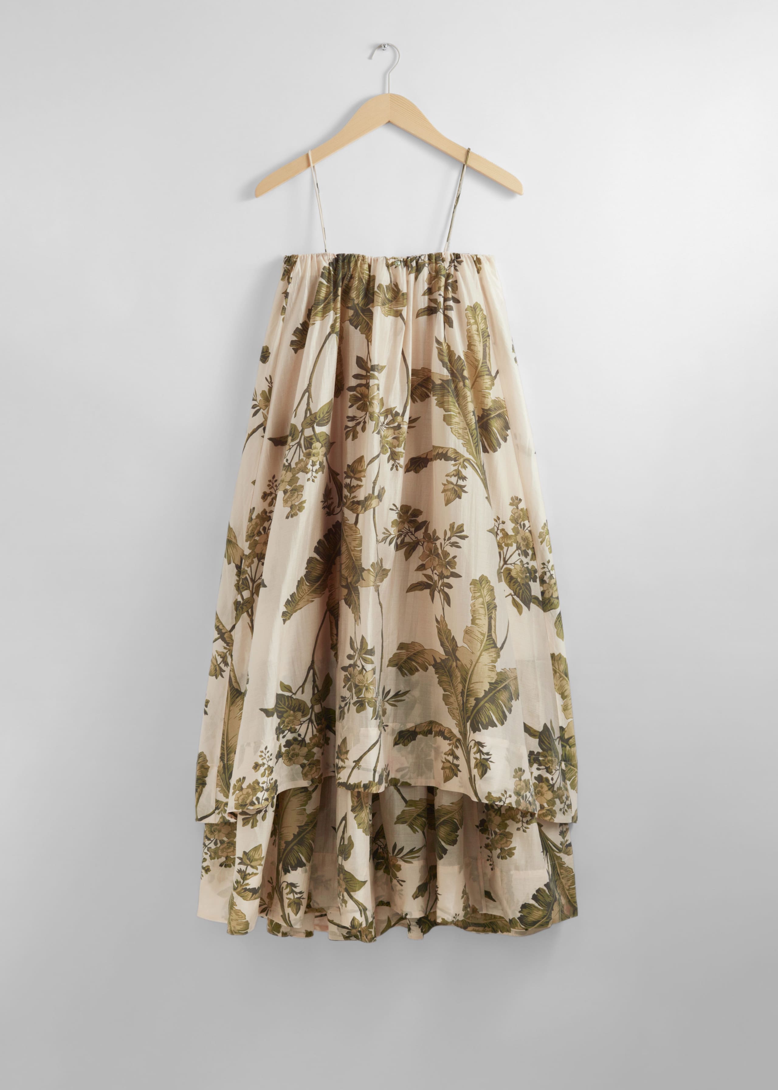 Layered Strappy Midi Dress