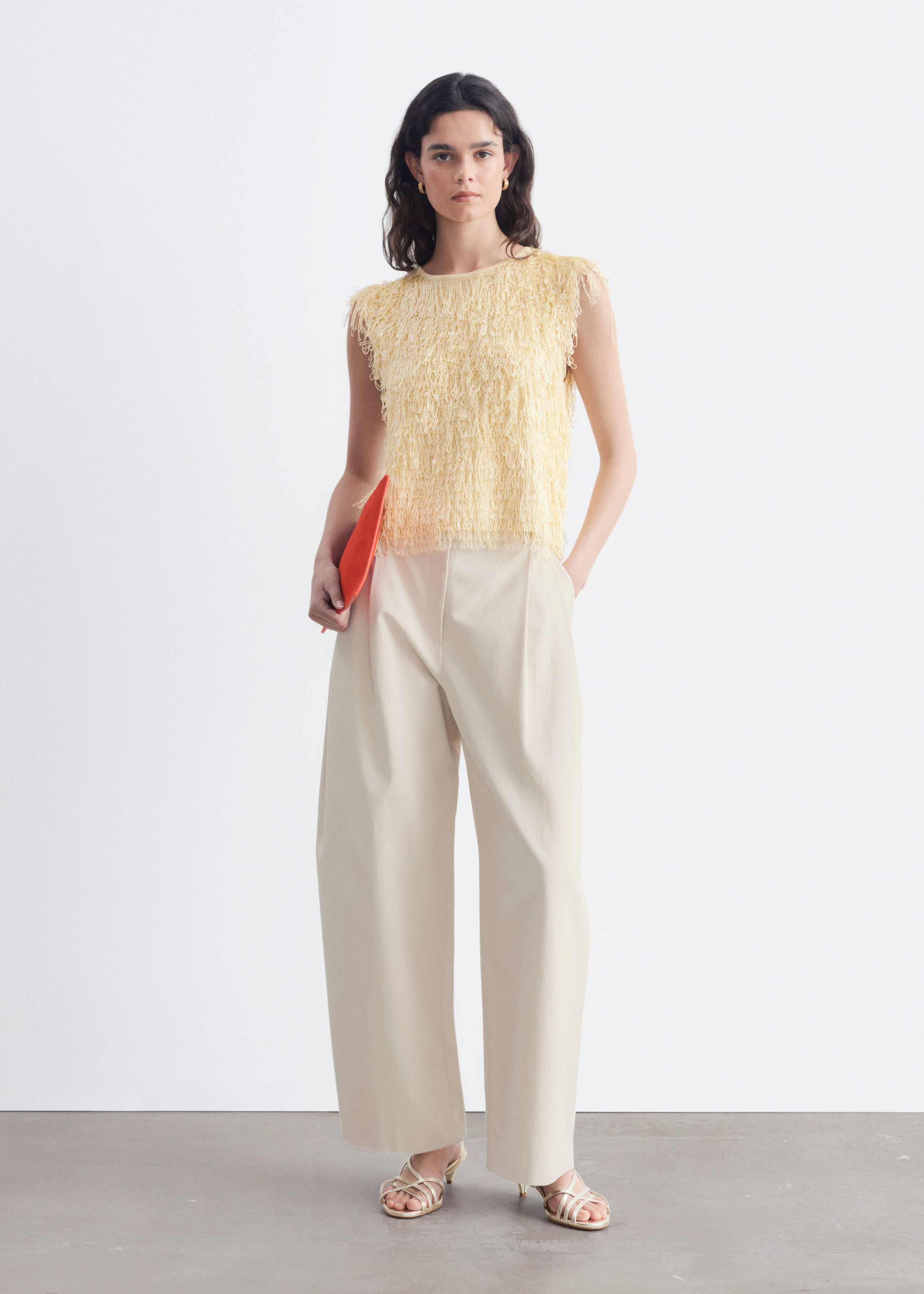 Fringed Top - Cream - Still Life