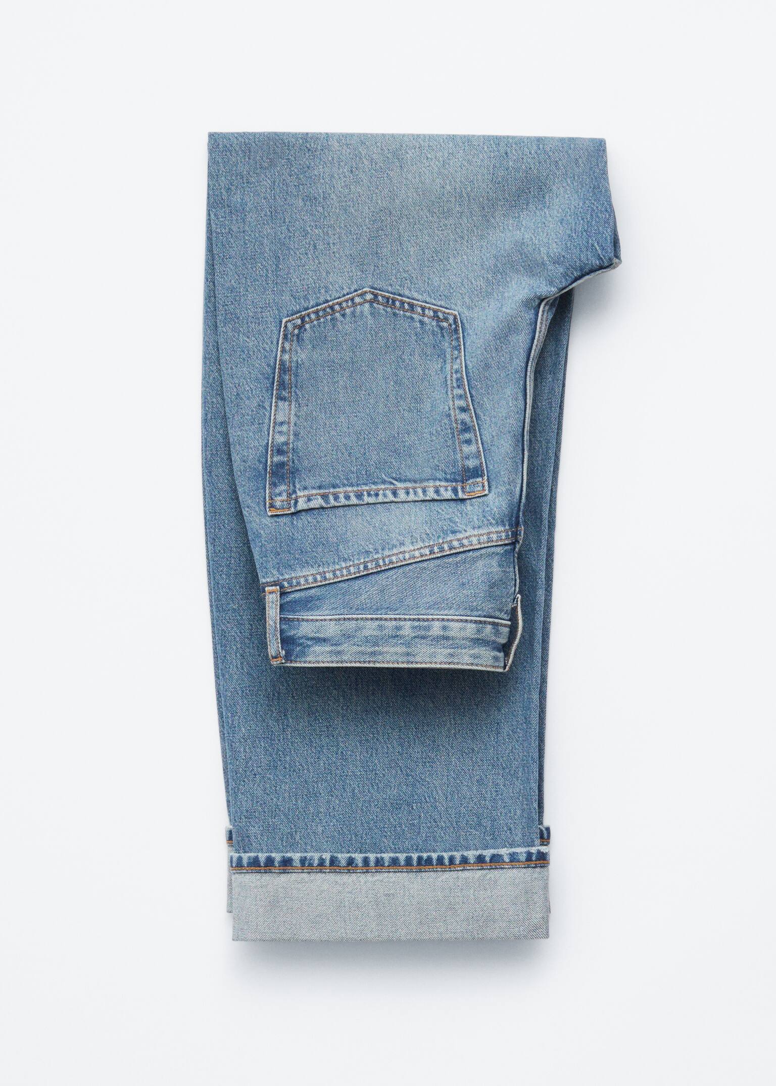 Barrel-Leg Jeans - Mid Blue/Dark Blue/Khaki Green/Rust Brown/Black/Light Blue - 2