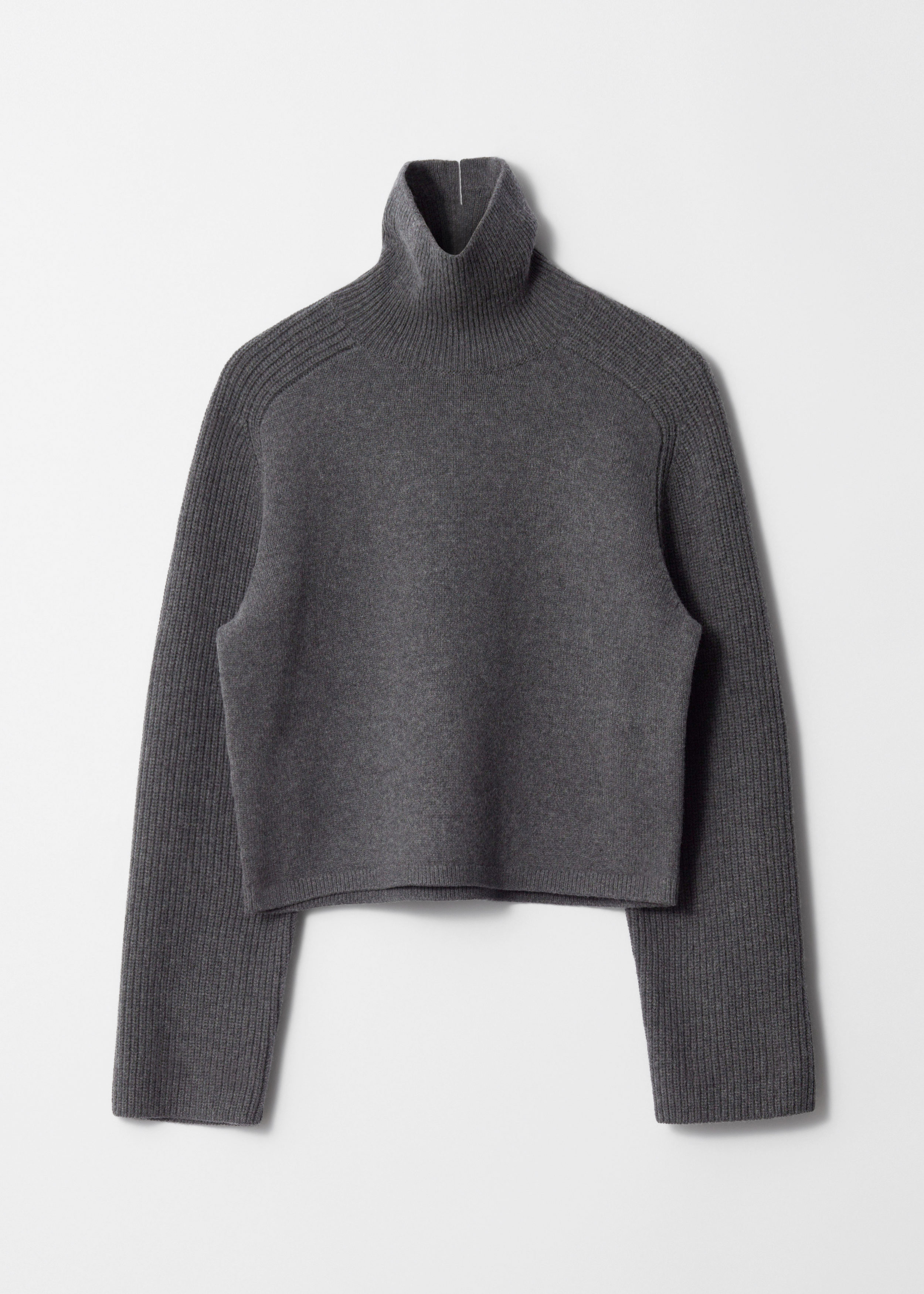 Boxy Turtleneck Jumper - Dark Grey - Turtlenecks | & Other Stories US