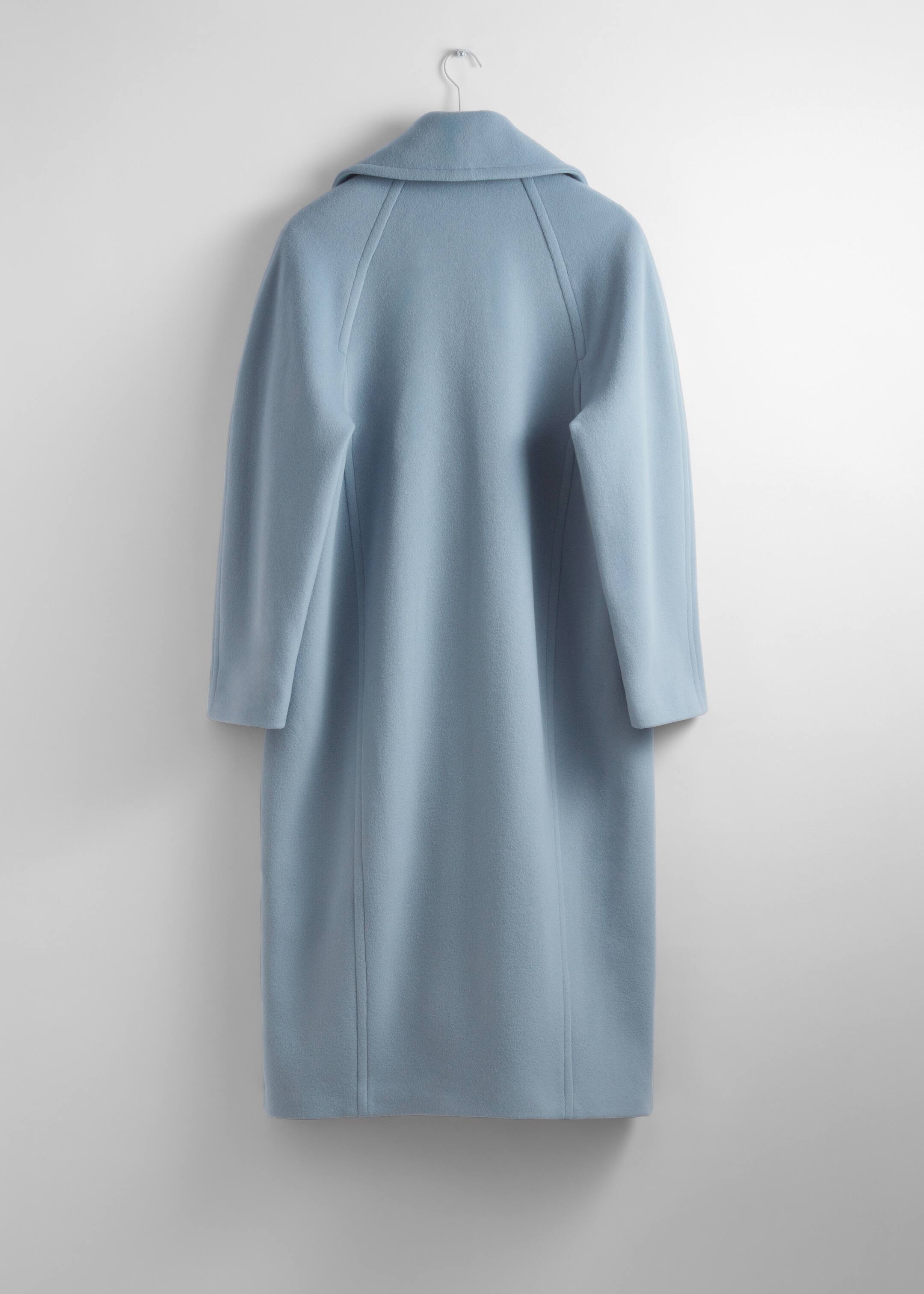 Größeres Bild ansehen: Oversized-Wollmantel - Blau - Ladies | H&M DE 2