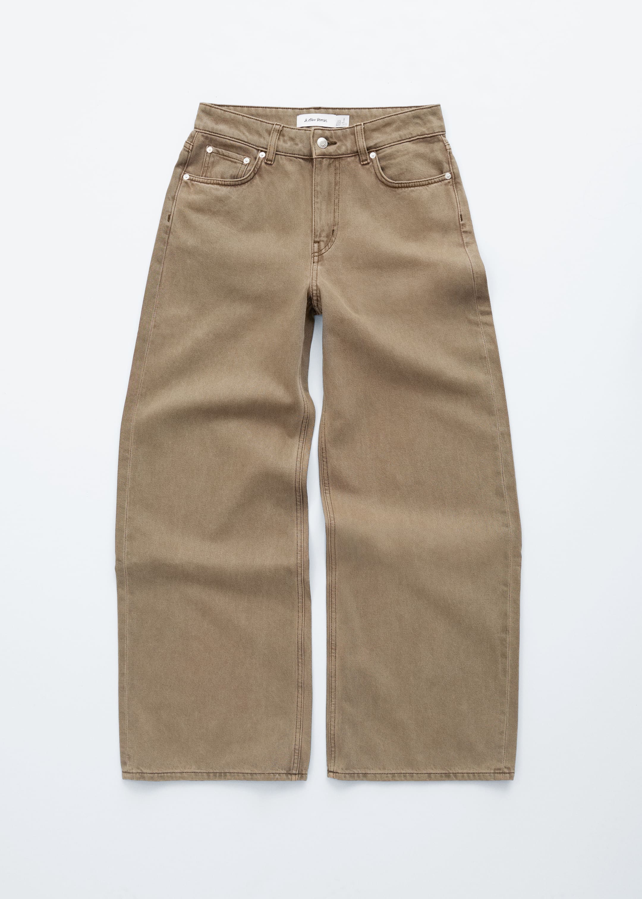 Visualizza immagine più grande: Jeans a gamba larga dalla vestibilità rilassata - Verde kaki - DONNA | H&M IT 6