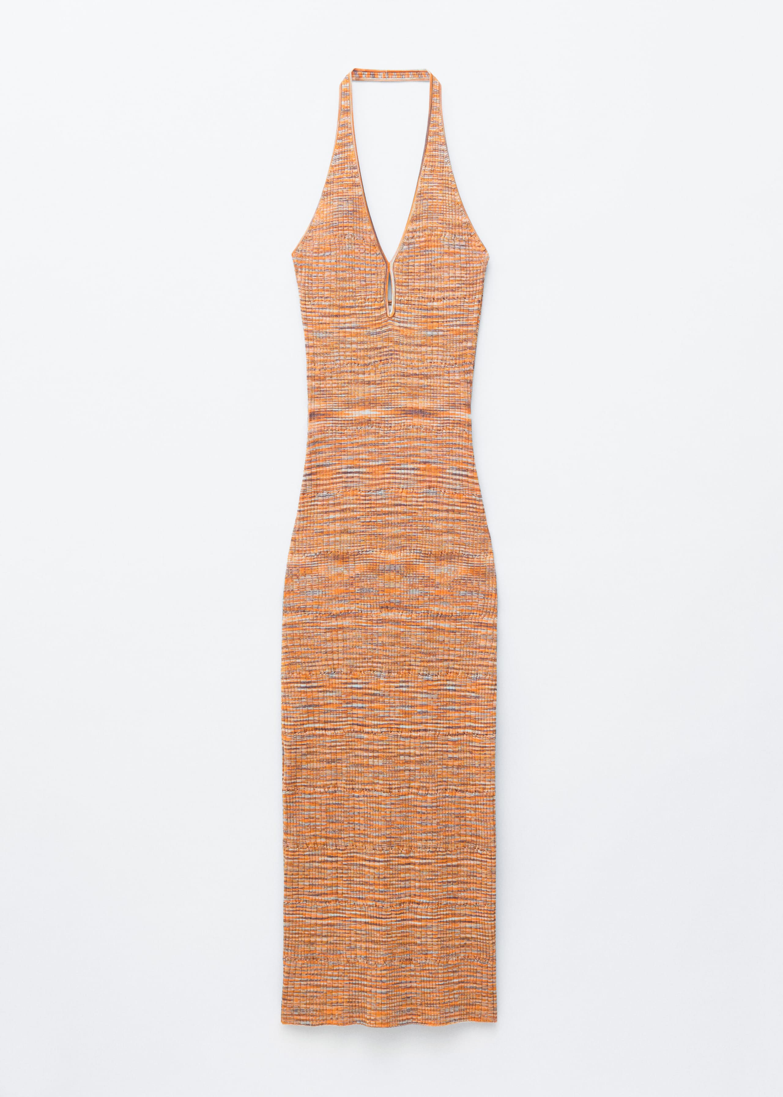 Image of Spacedye Halterneck Midi Dress