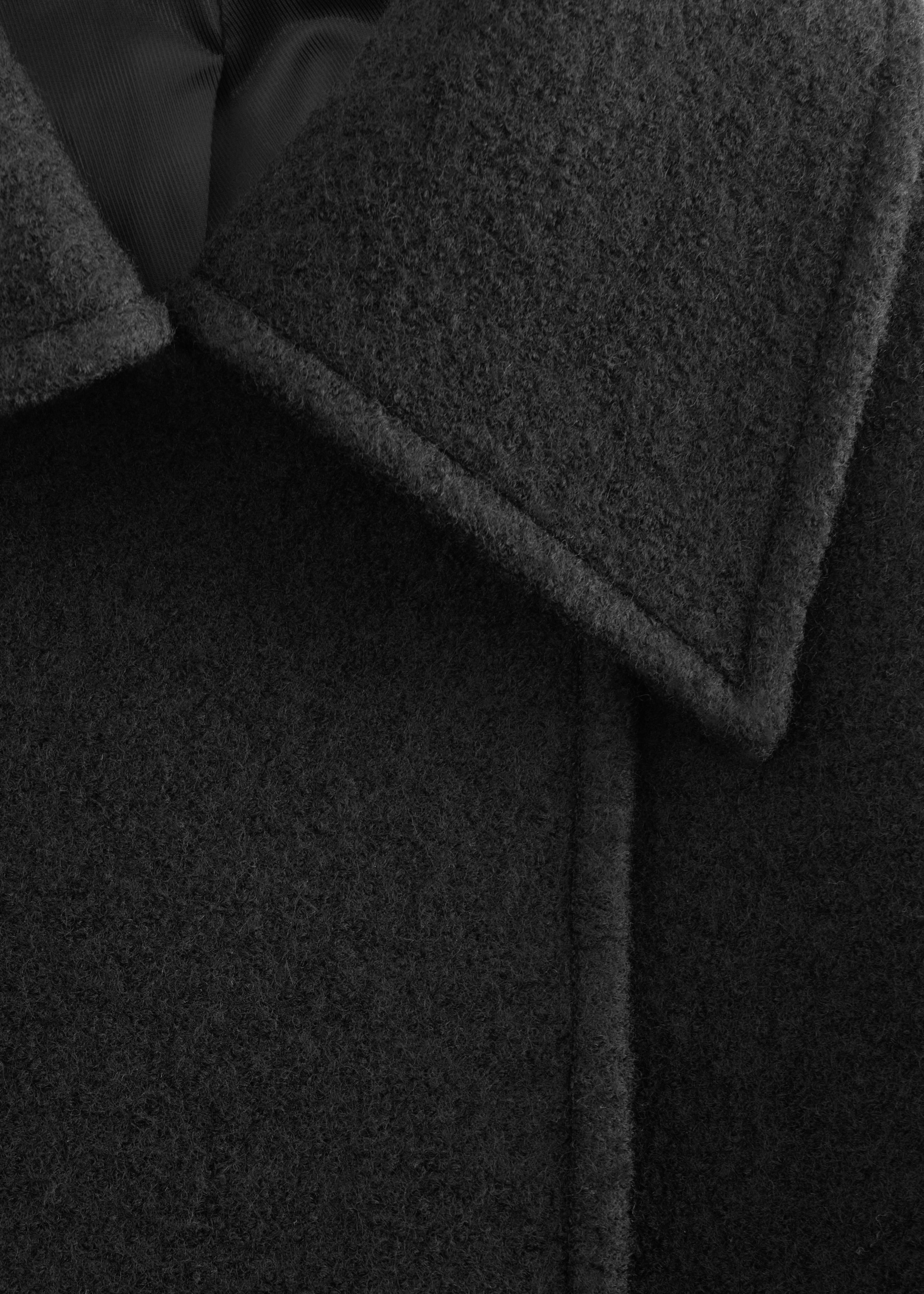 Oversized Wool Jacket - Black - Jackets - & Other Stories US