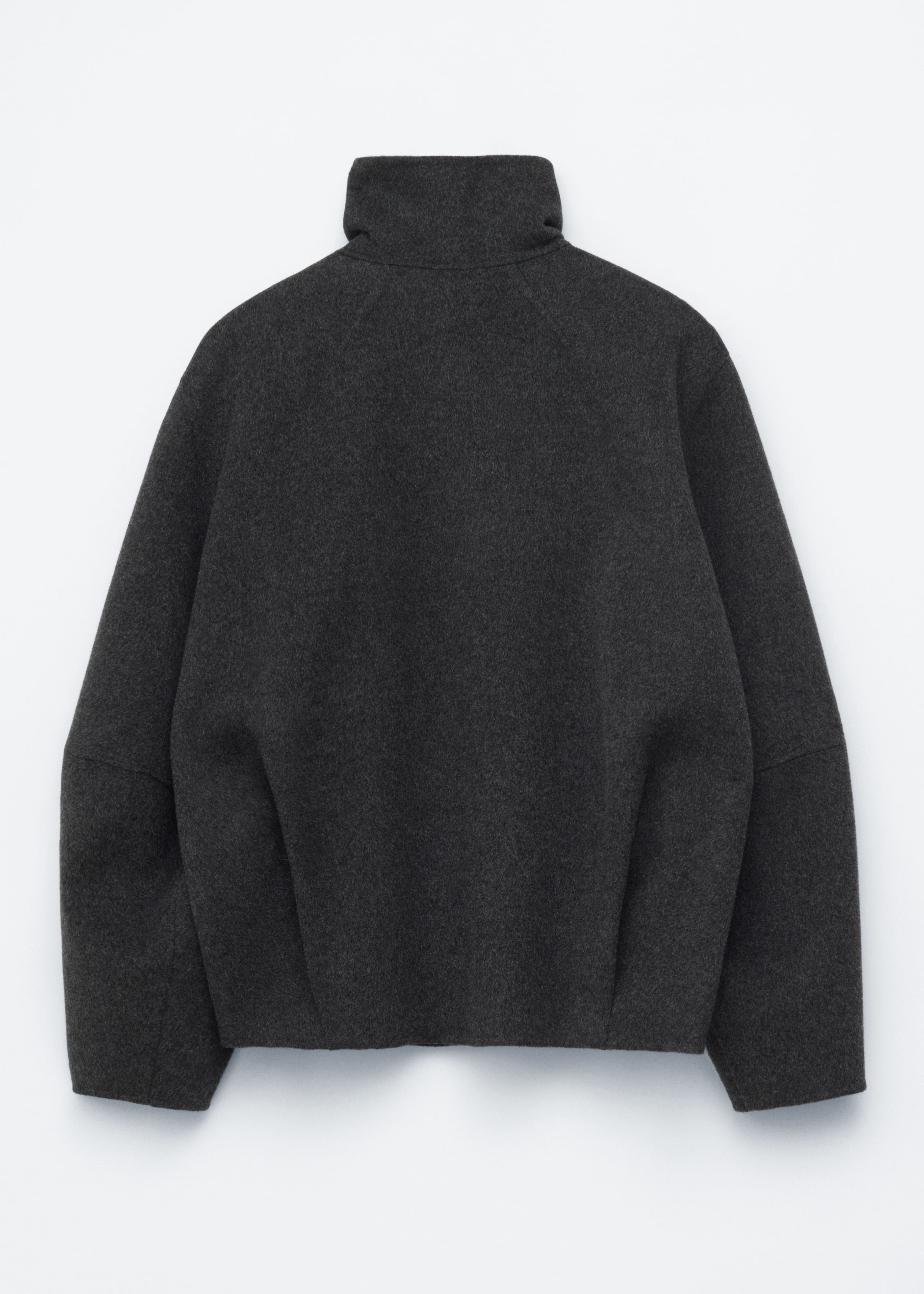 Image of Zip-Up Wool Jacket