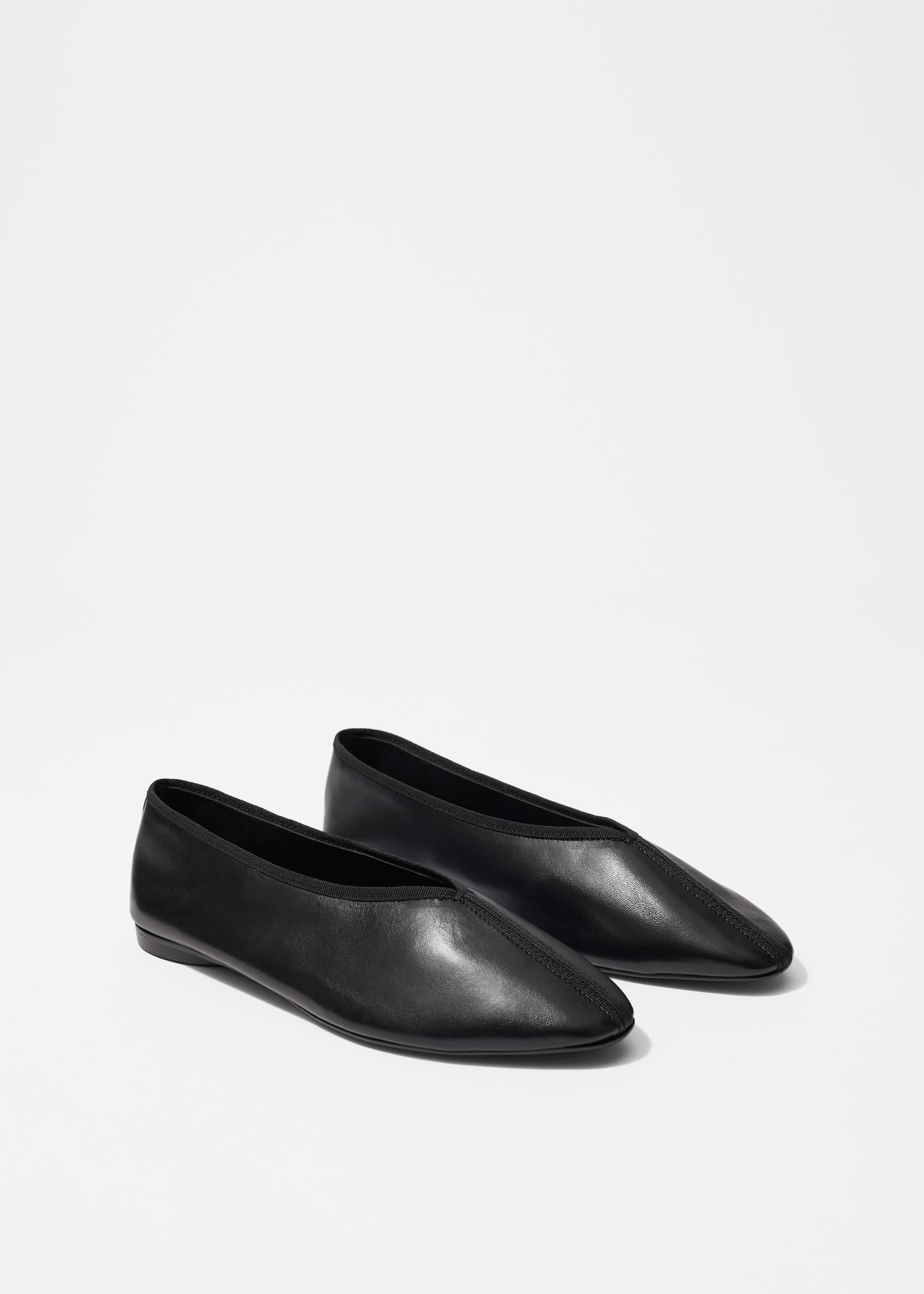 Ingrandisci l'immagine: Almond-Toe Ballerina Flats - Black - DONNA | H&M CH 2