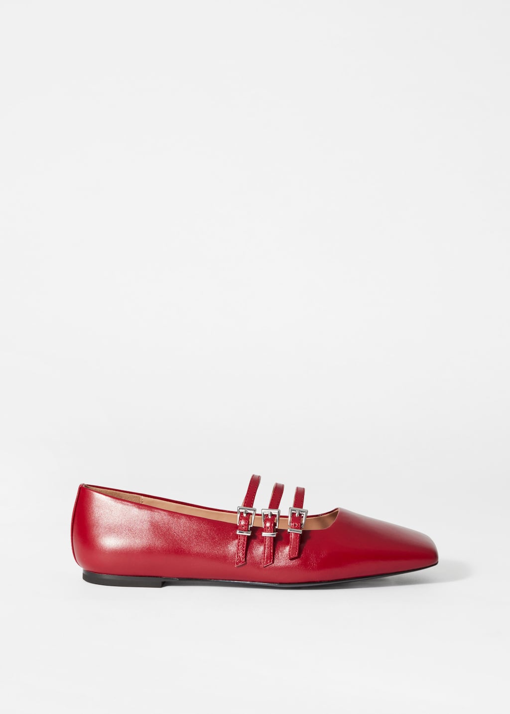 Image of Ballerines Mary-Jane en cuir
