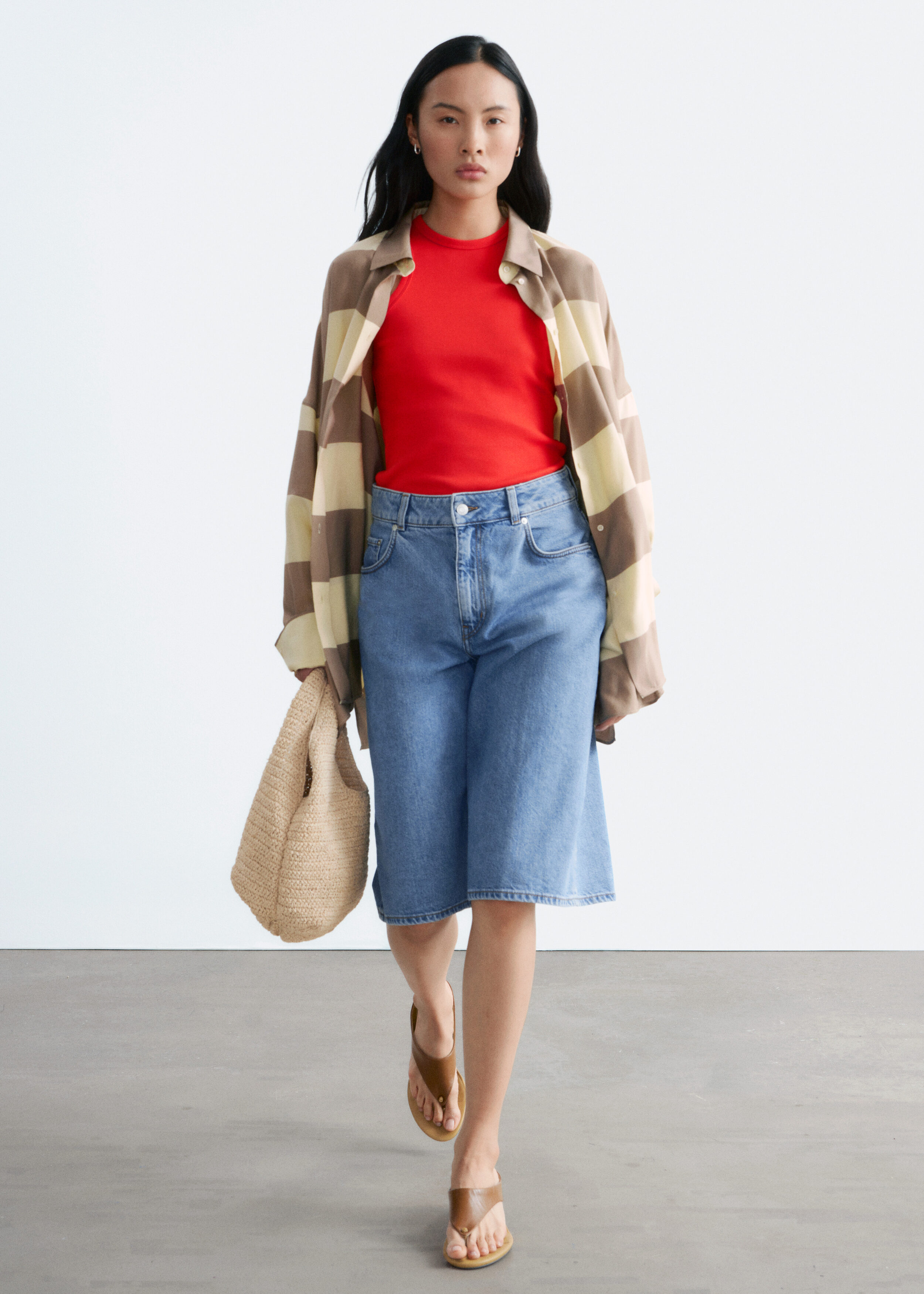 Ribbed Tank Top - Bright Red - & Other Stories US