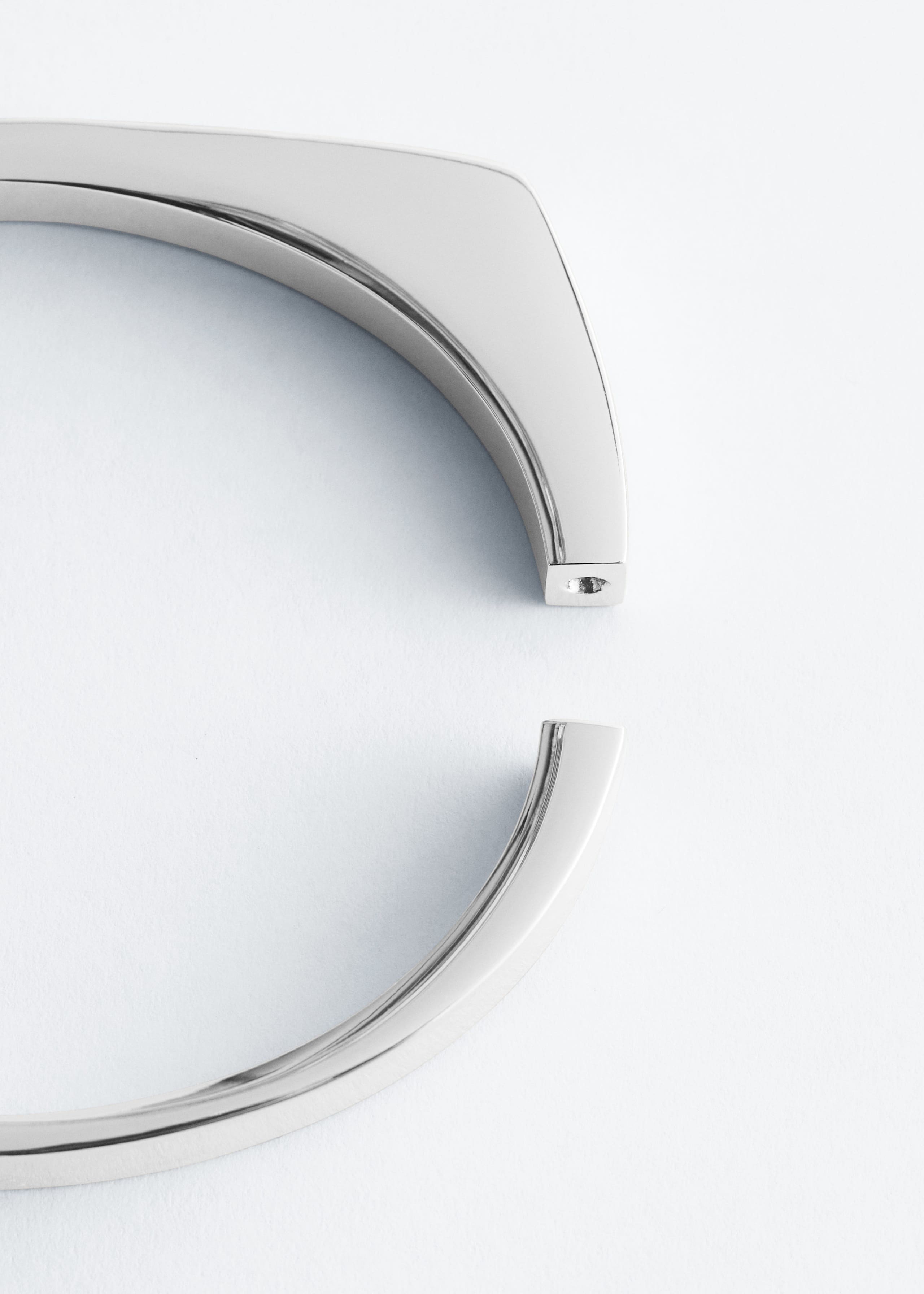 Angular Bangle Bracelet - Silver - Still Life