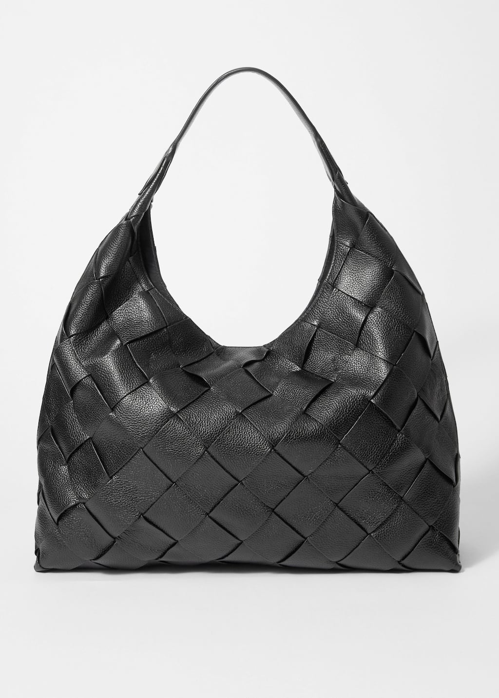 Image of Braided Leather Tote Bag