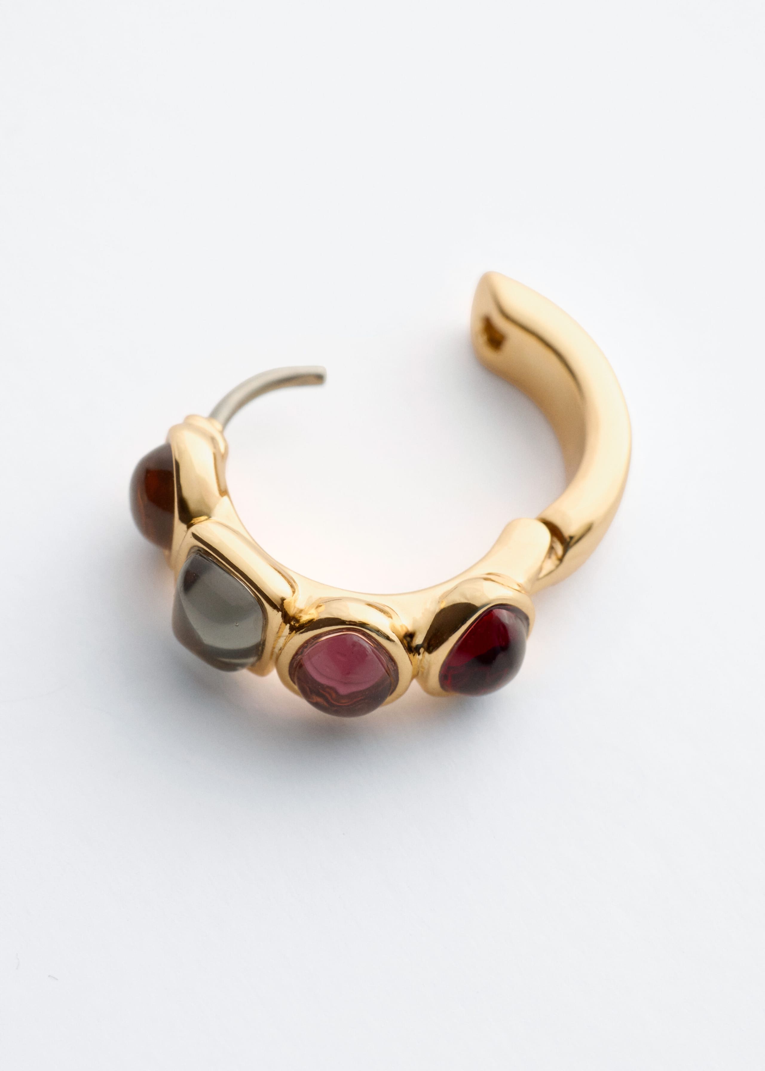Multi-Coloured Hoop Earrings - {{variantName}} - Descriptive Detail