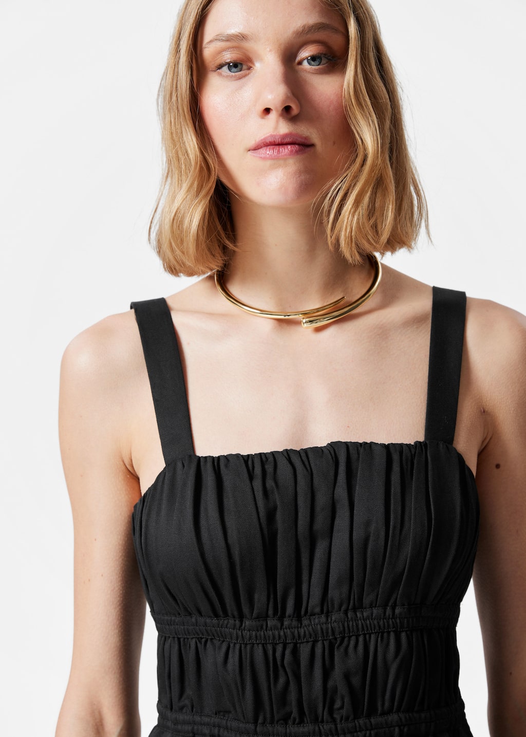 Image of Weiter ärmelloser Jumpsuit