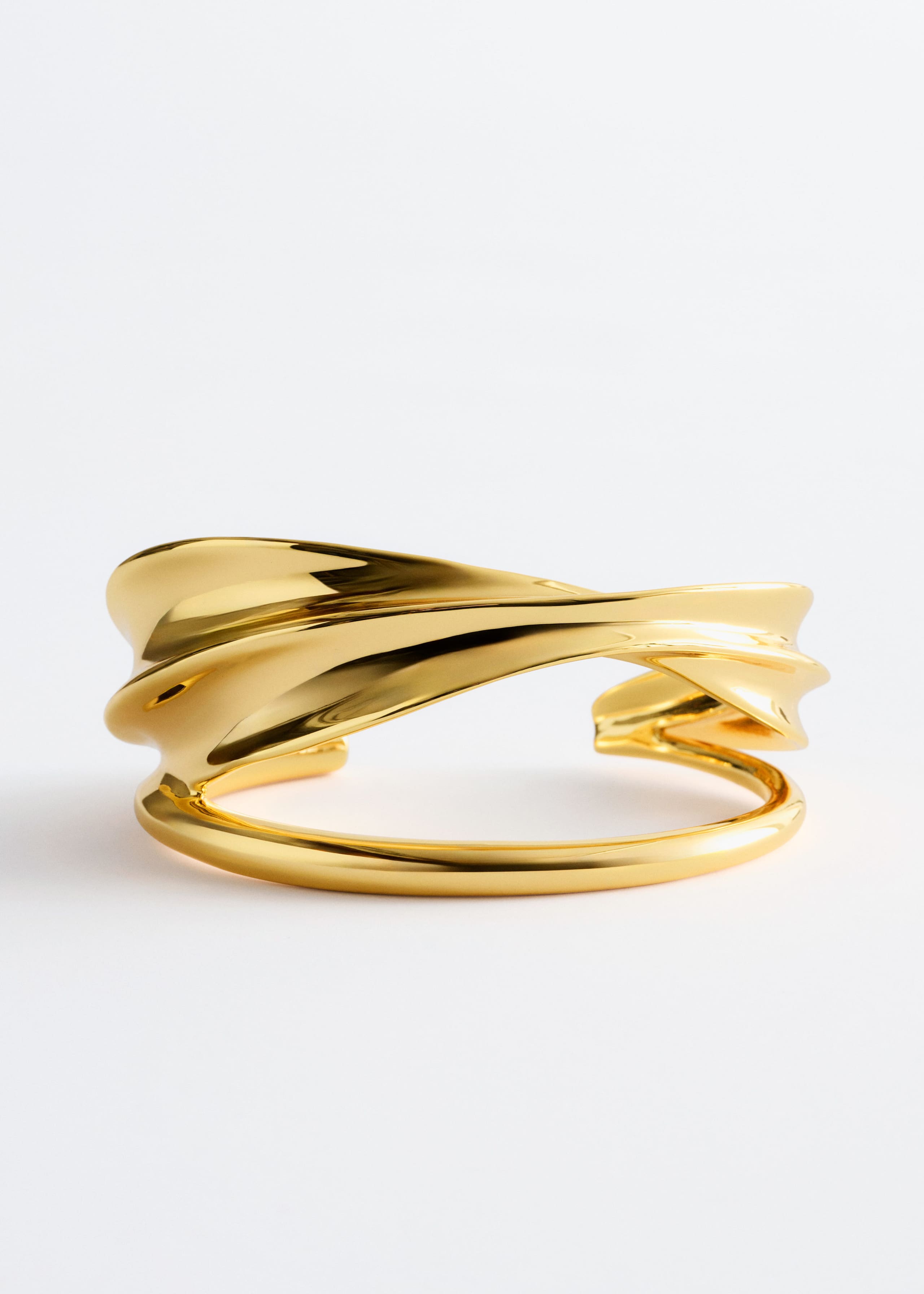 Image of Bracciale rigido scultoreo