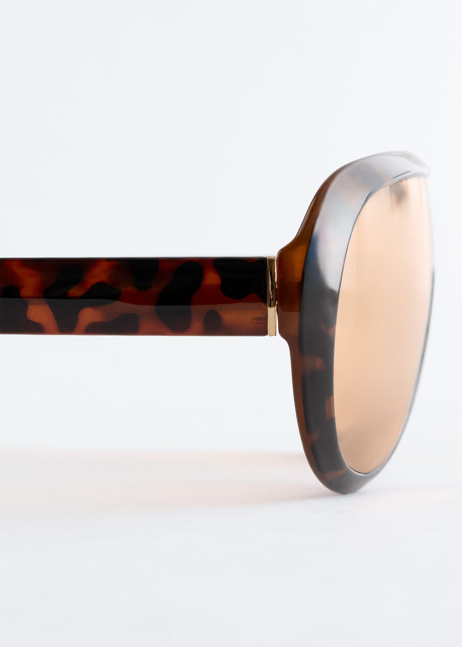 Chunky Aviator-Frame Sunglasses - Dark Brown Tortoise - 4