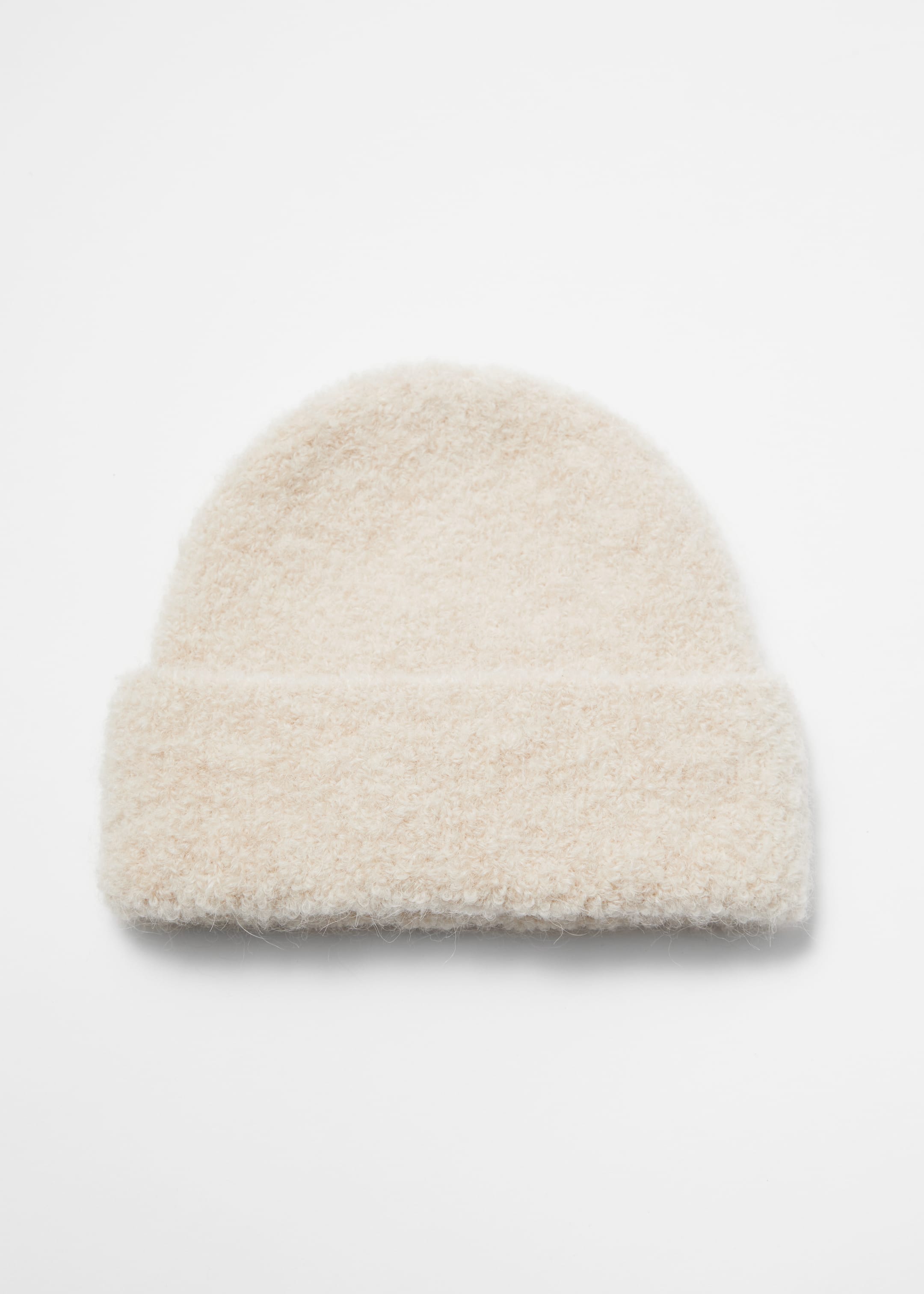 View larger image: Alpaca-Blend Beanie - Dusty white - Ladies | H&M GB 1
