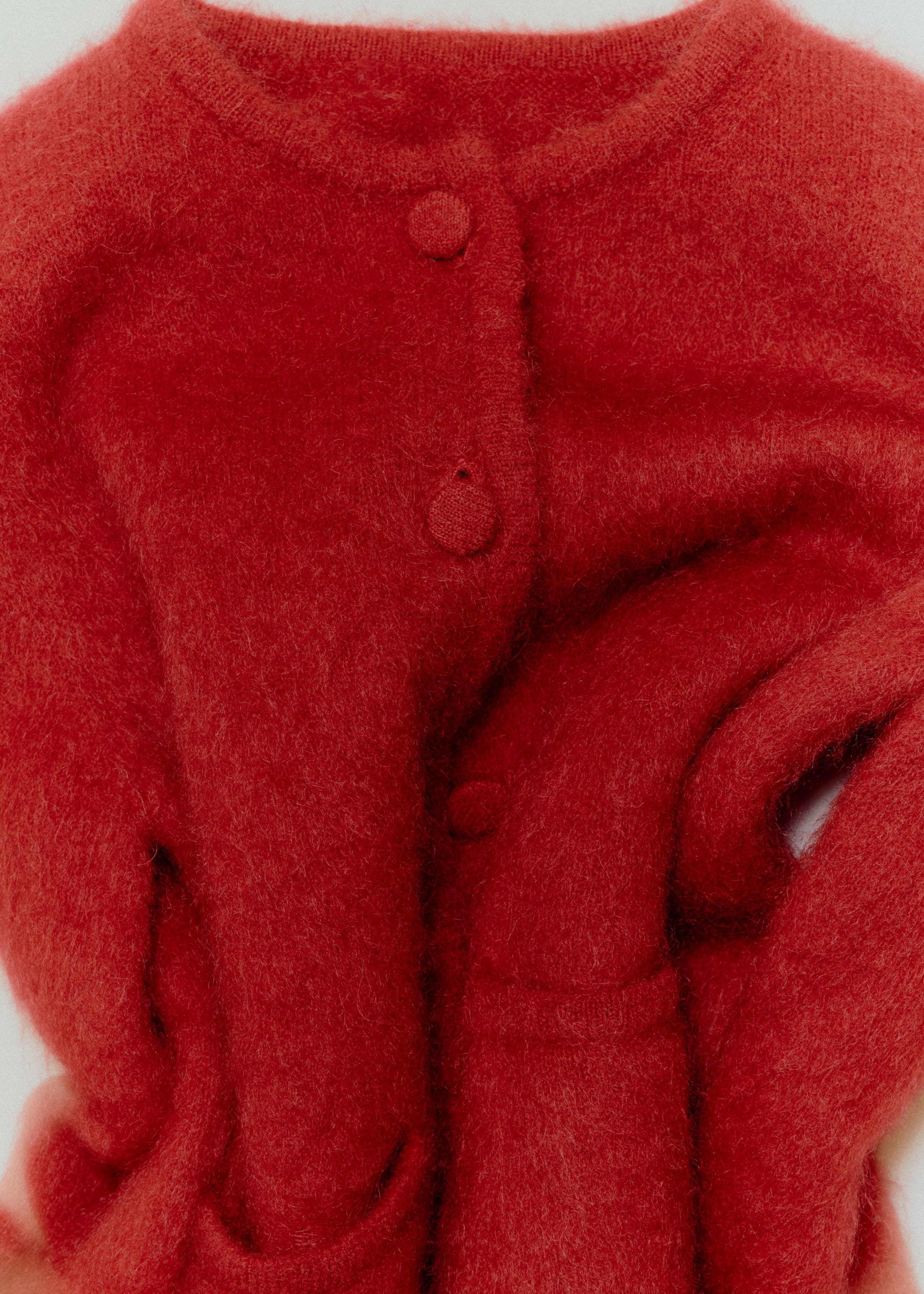 Image of Brushed Mohair-Blend Cardigan