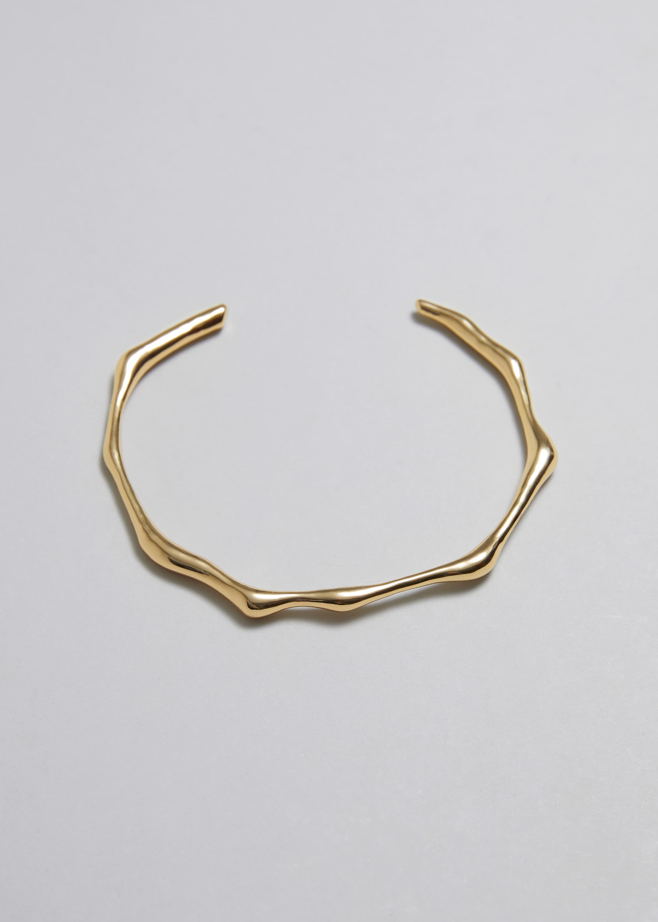 Zobacz większy obraz: Rzeźbiony naszyjnik choker - Złoty - ONA | H&M PL 1