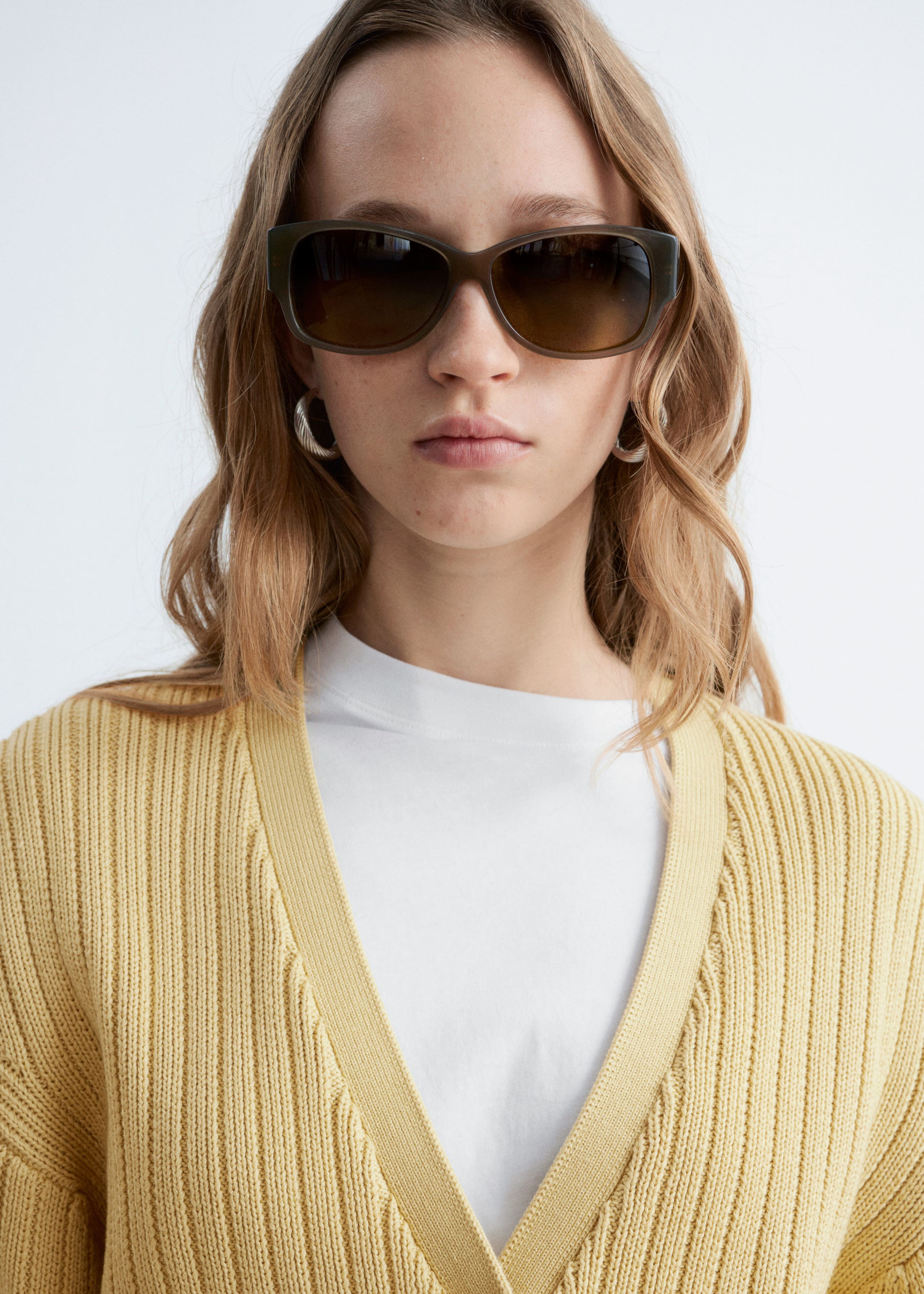 Image of Rippstrickjacke aus Baumwolle