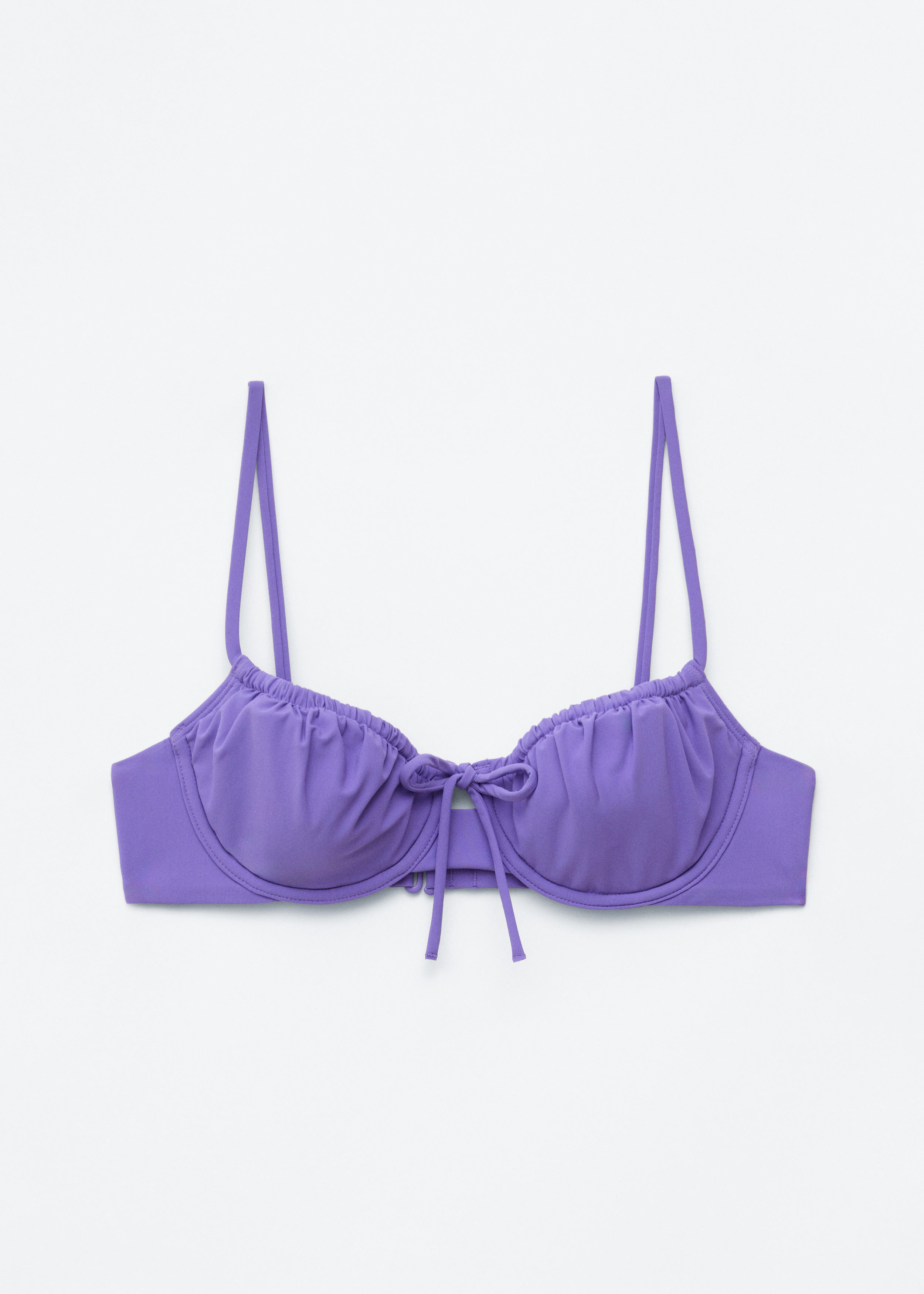 Top bikini z fiszbinami i kokardką – Fioletowy – Clothing – & Other ...