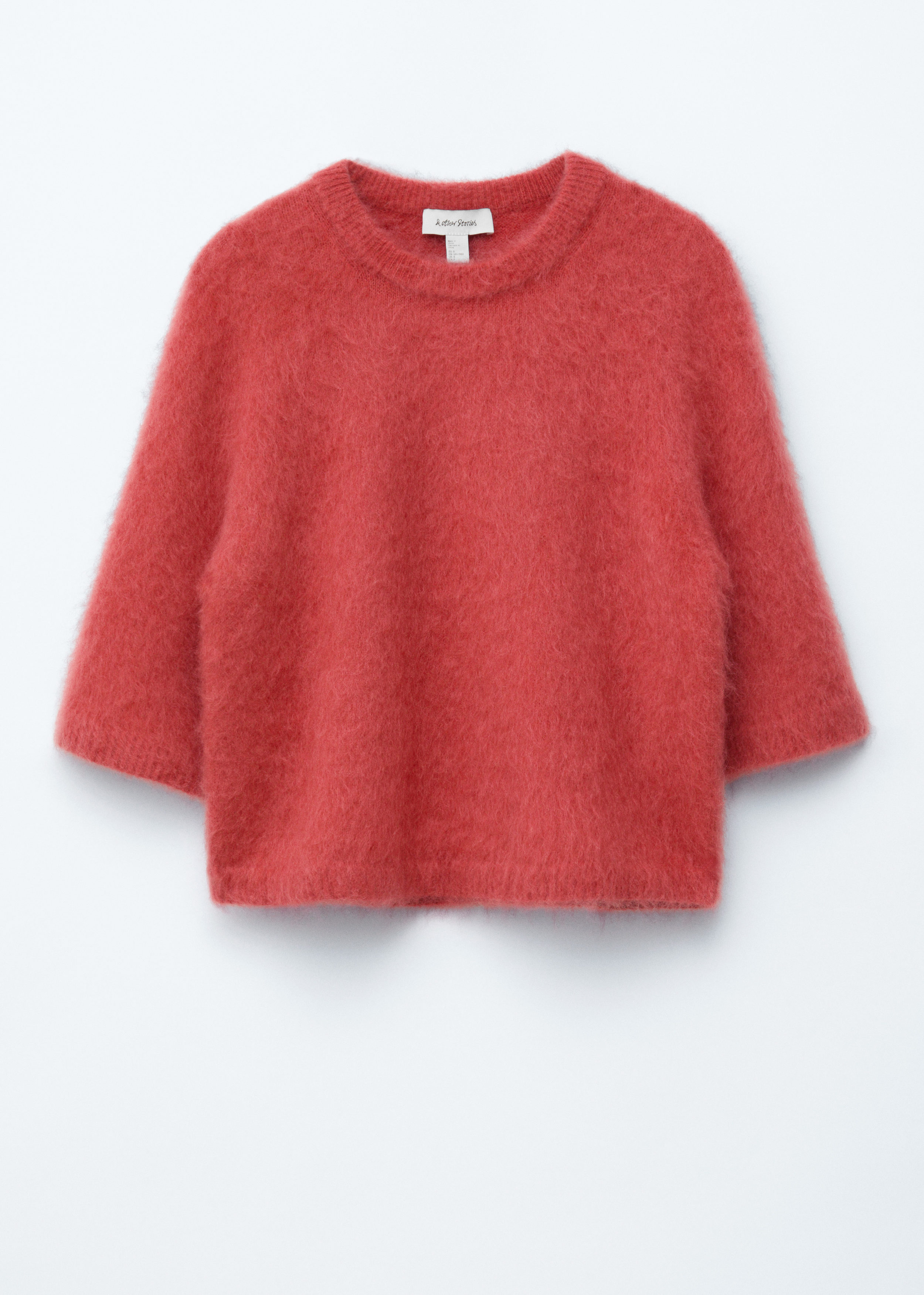Mohair-Blend Knitted T-shirt