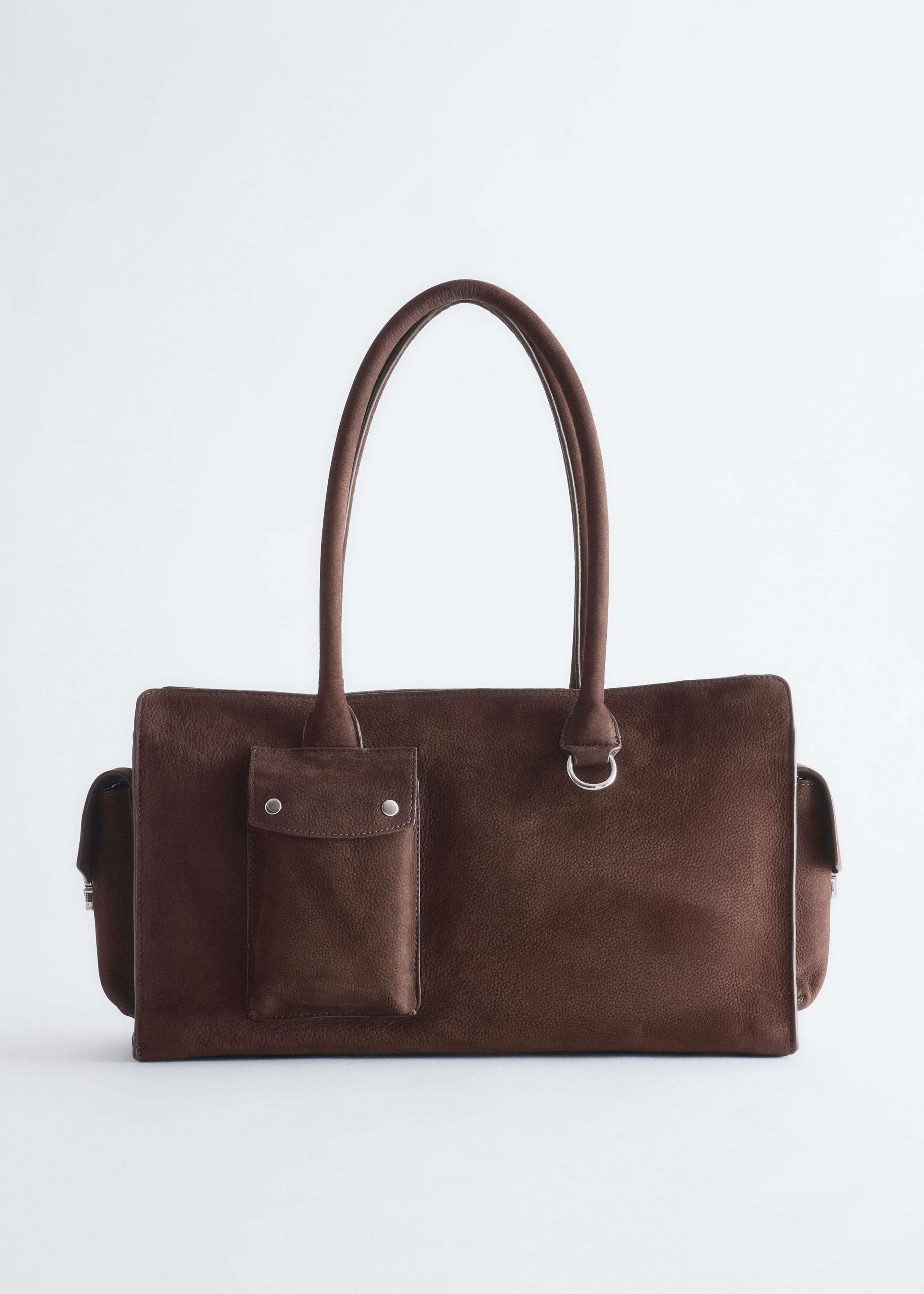 Leather Tote - Dark Brown - Still Life