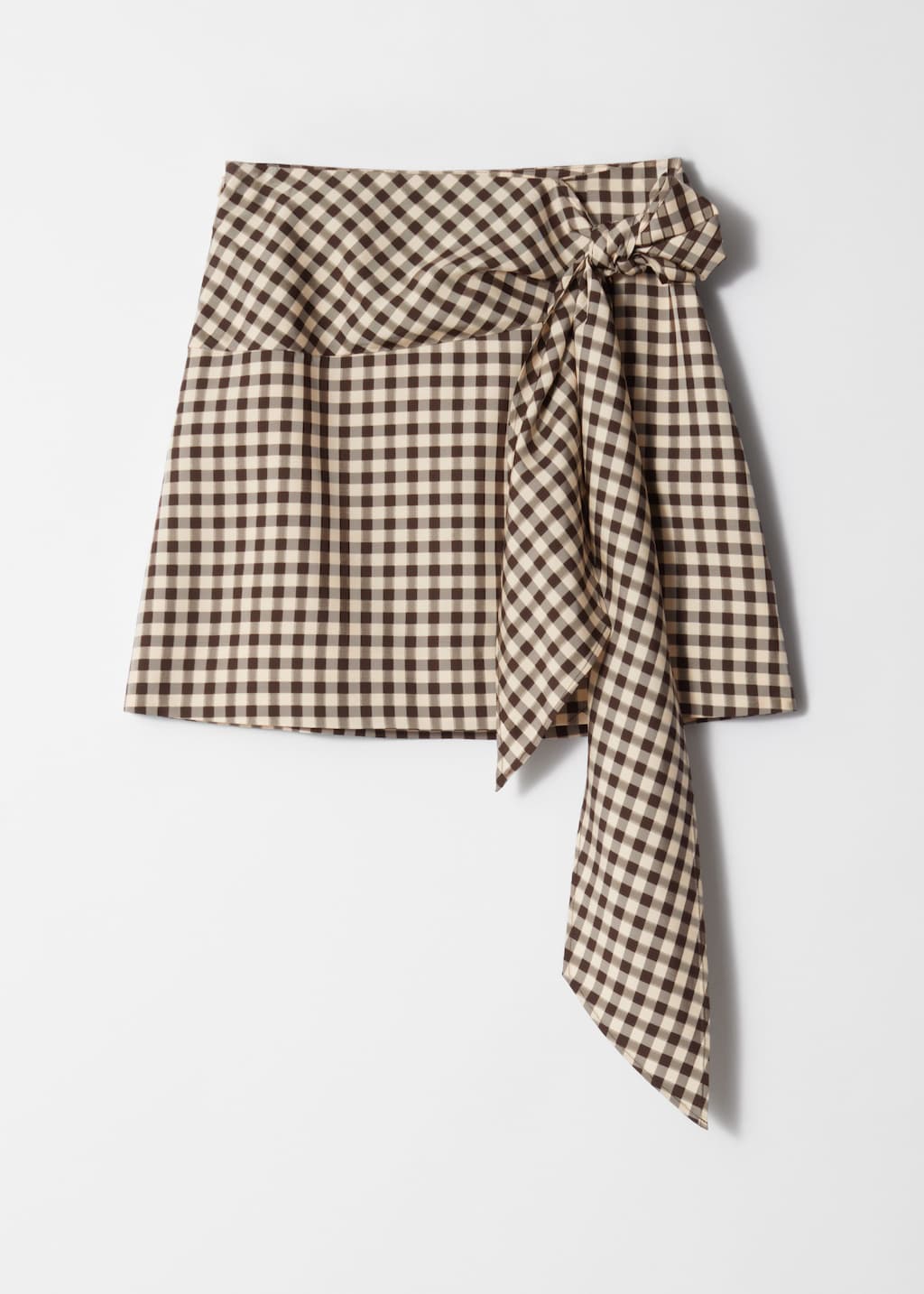 Image of Checkered Mini Skirt
