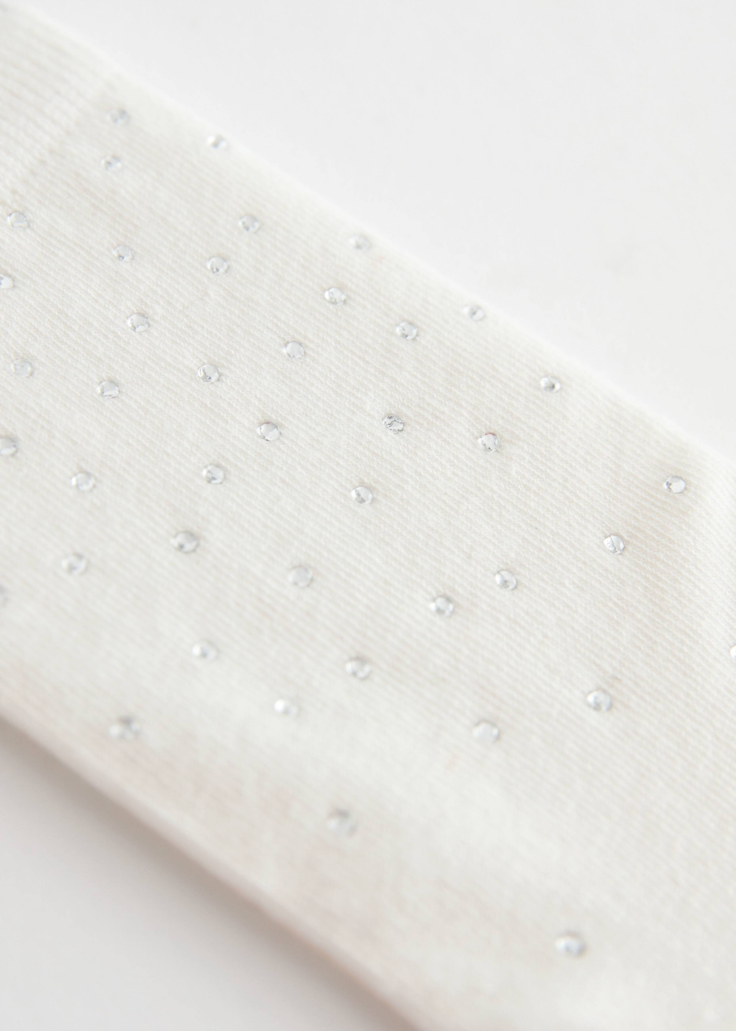 Rhinestone Embellished Socks - {{variantName}} - Descriptive Detail