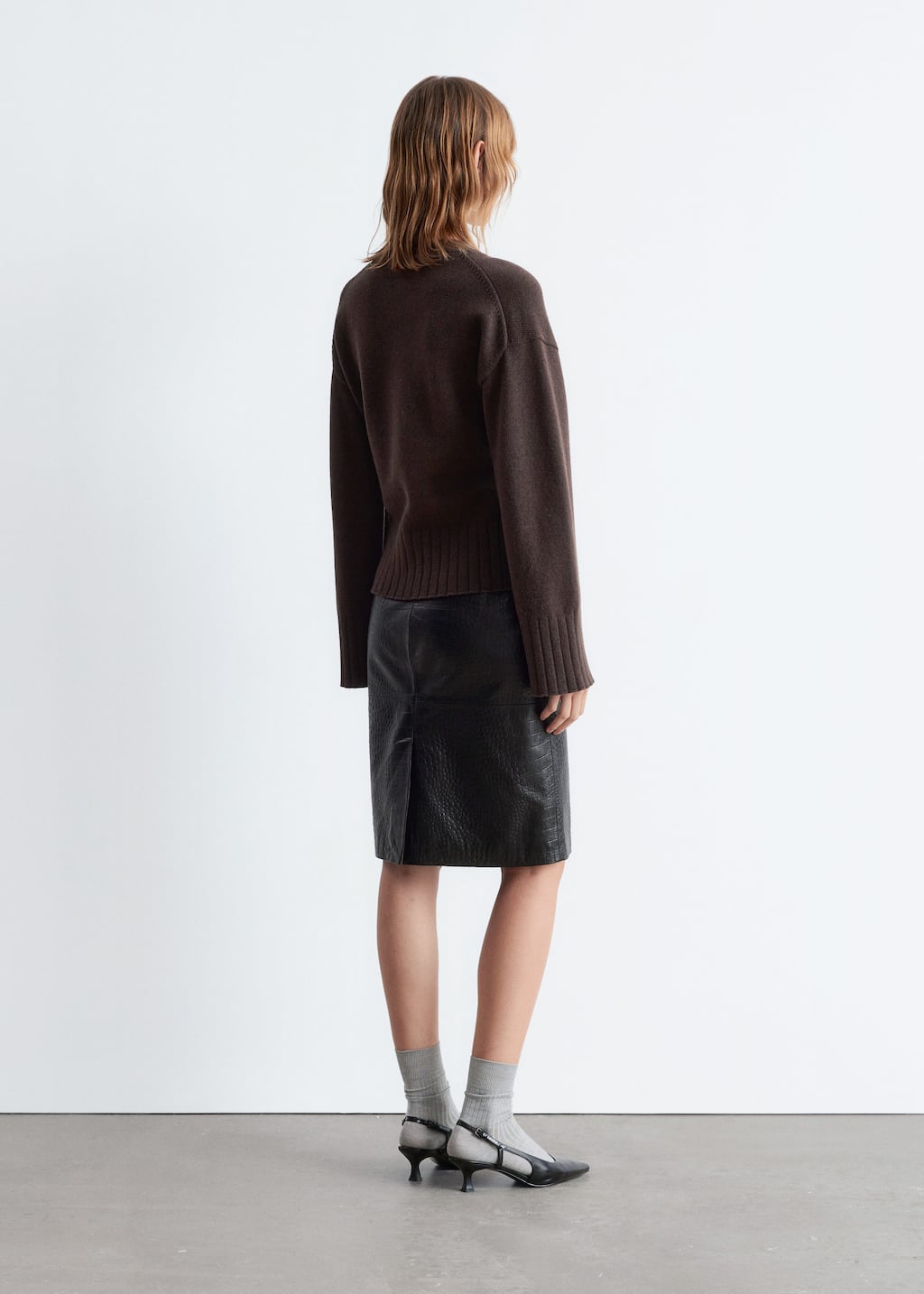 Image of Tapered Knit Cardigan