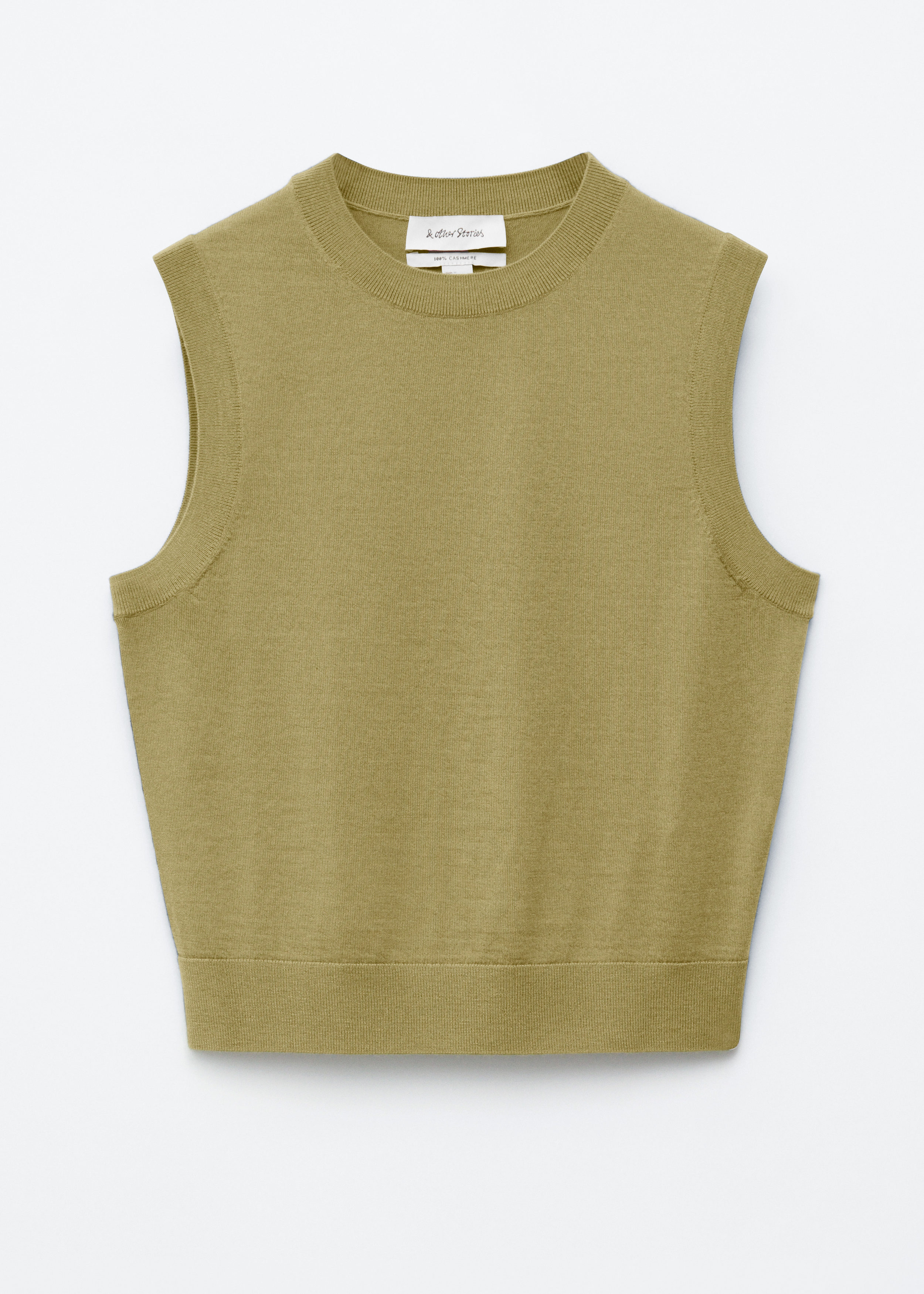 Knitted Zip-Up Vest - Brown - Sweaters - & Other Stories US