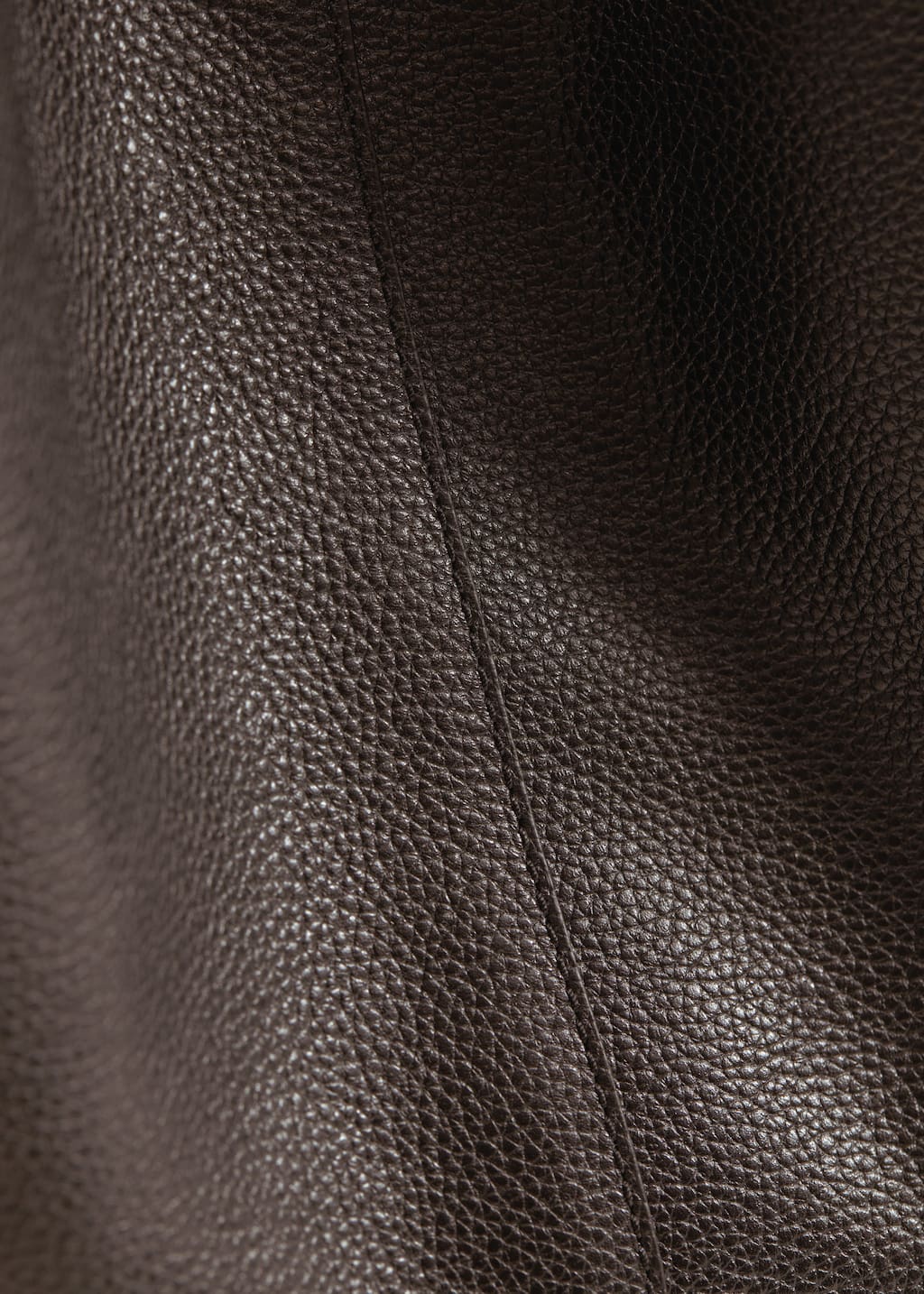 Image of Borsa tote grande in pelle