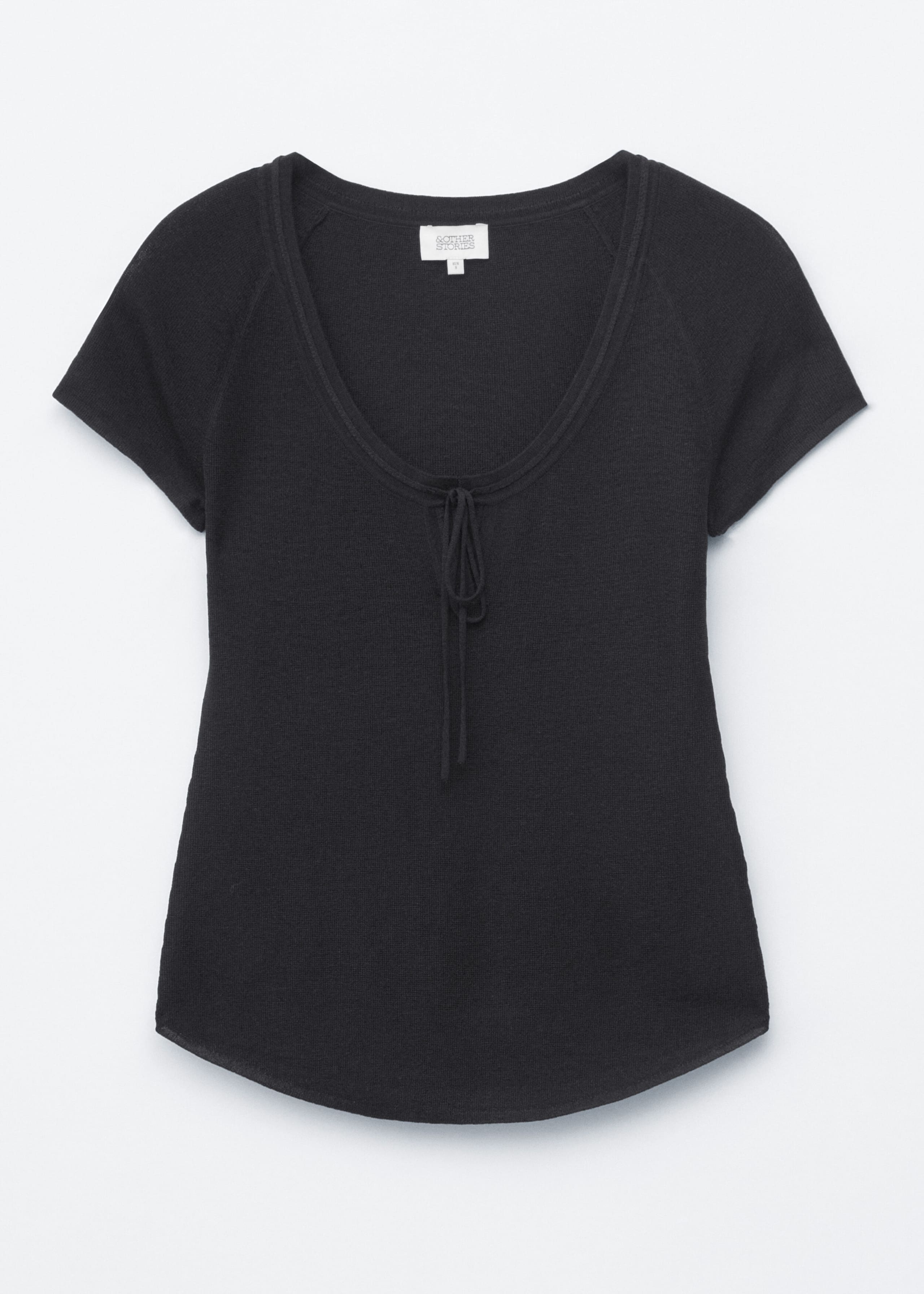 Image of Tie-Front Top