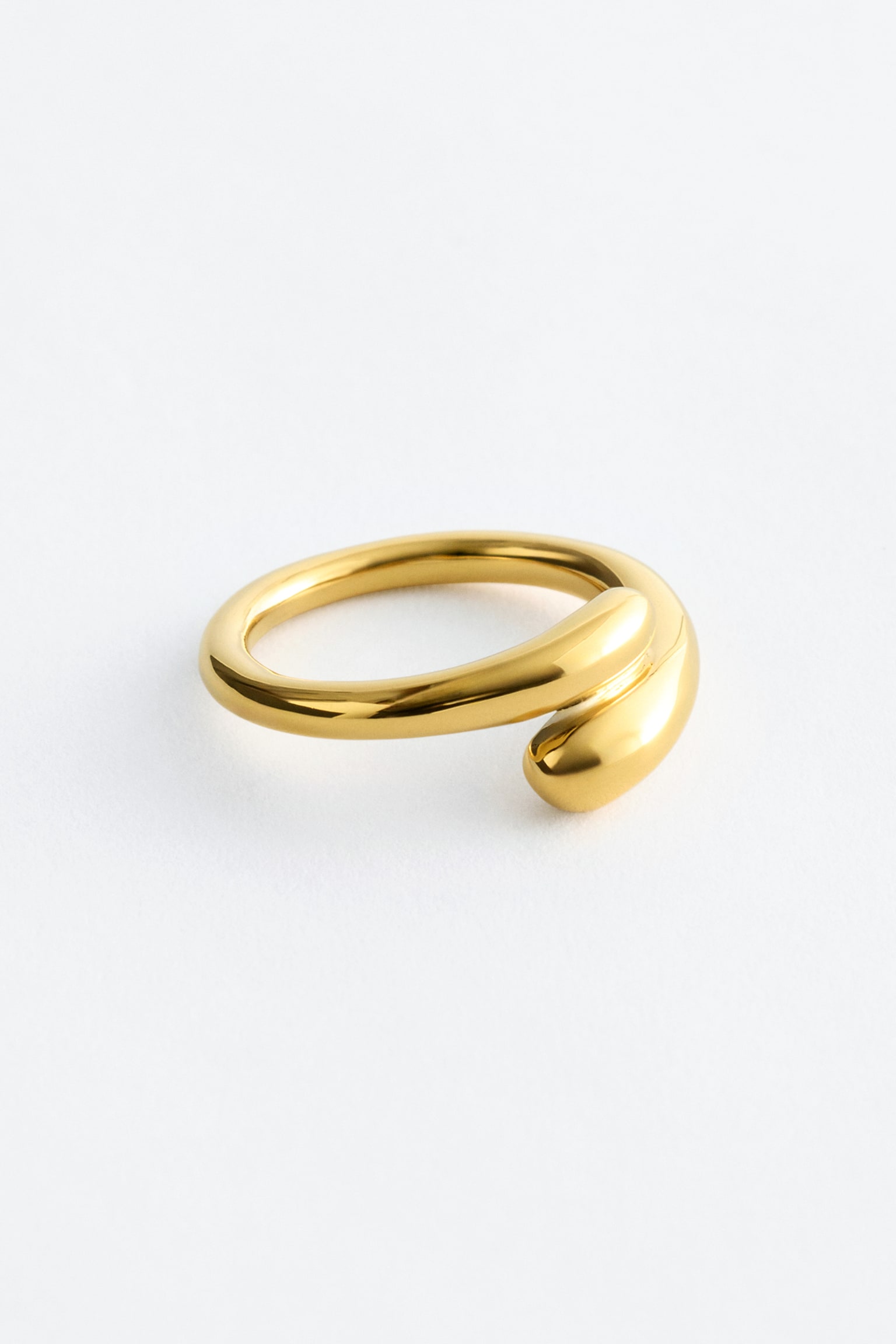 Anello scultoreo - Oro/Argento