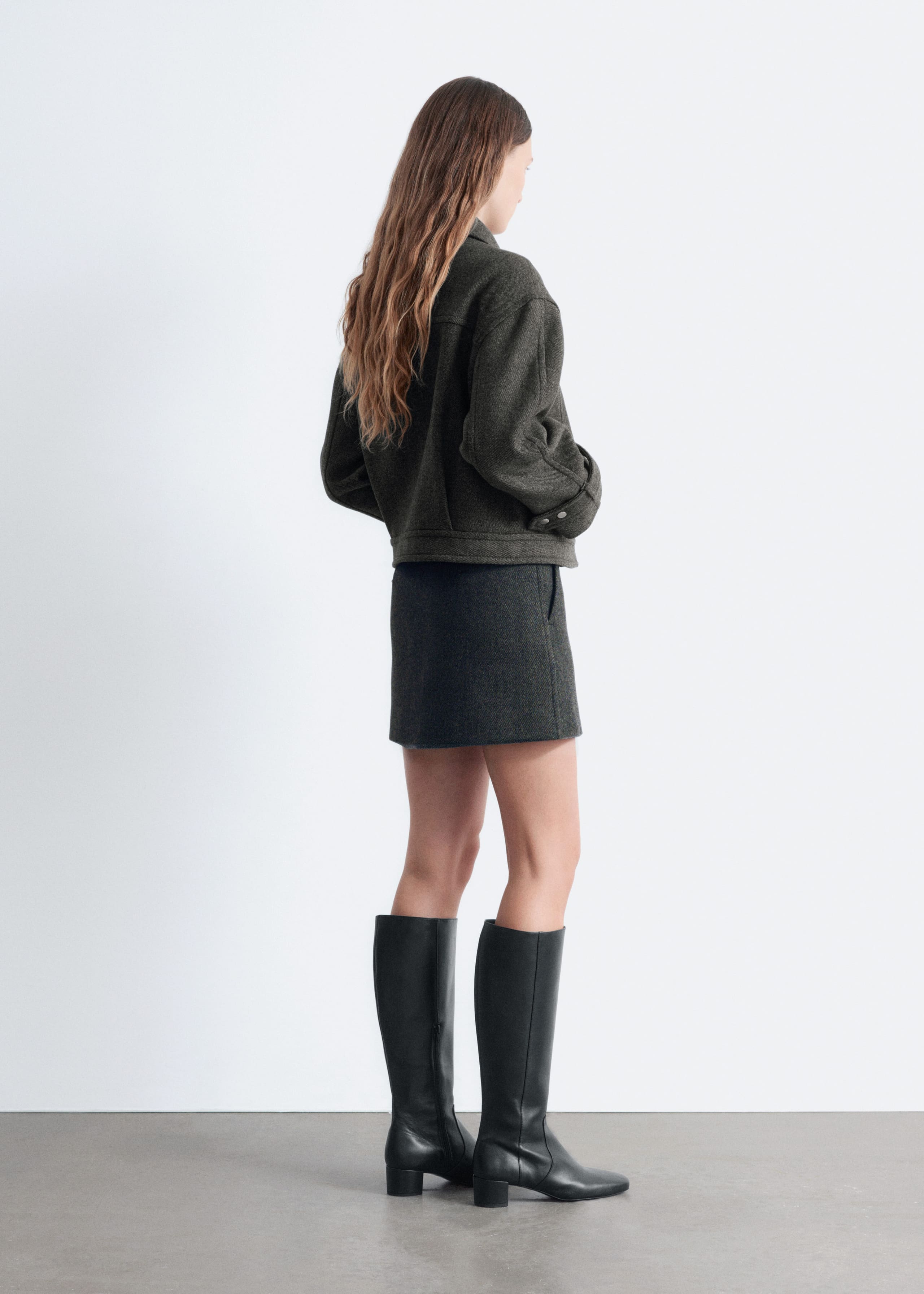 Image of Short Wool Jacket