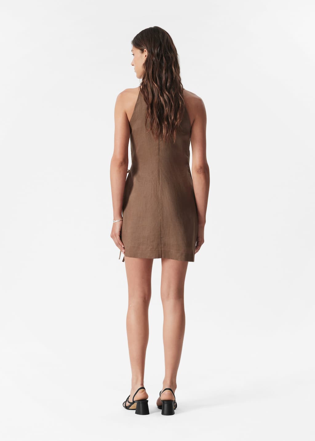 Image of Robe courte en lin