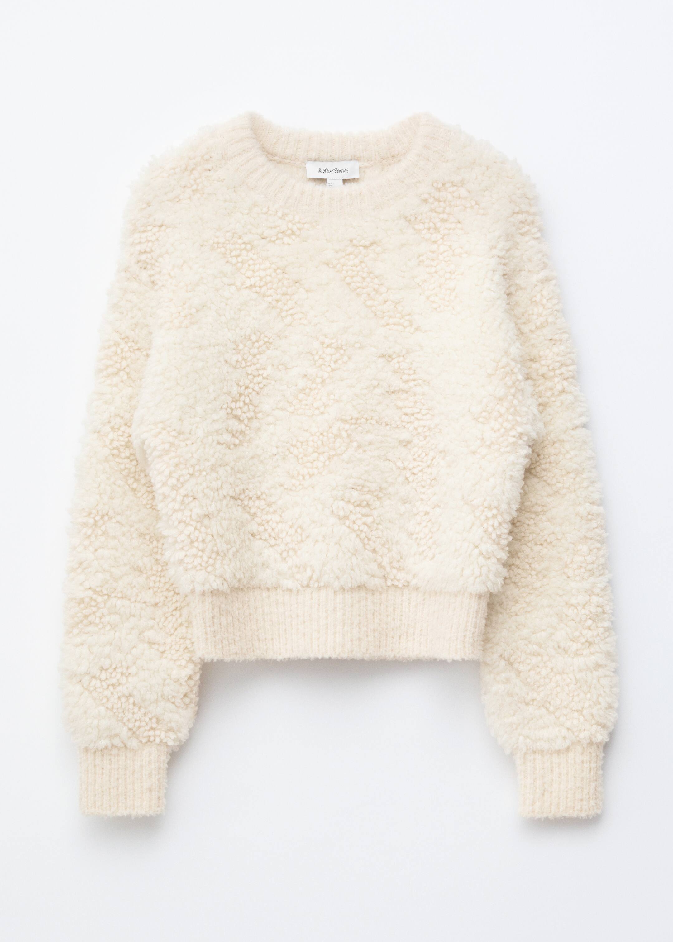 Grösseres Bild ansehen: Strickpullover aus Wollfloor - Creme - DAMEN | H&M CH 7