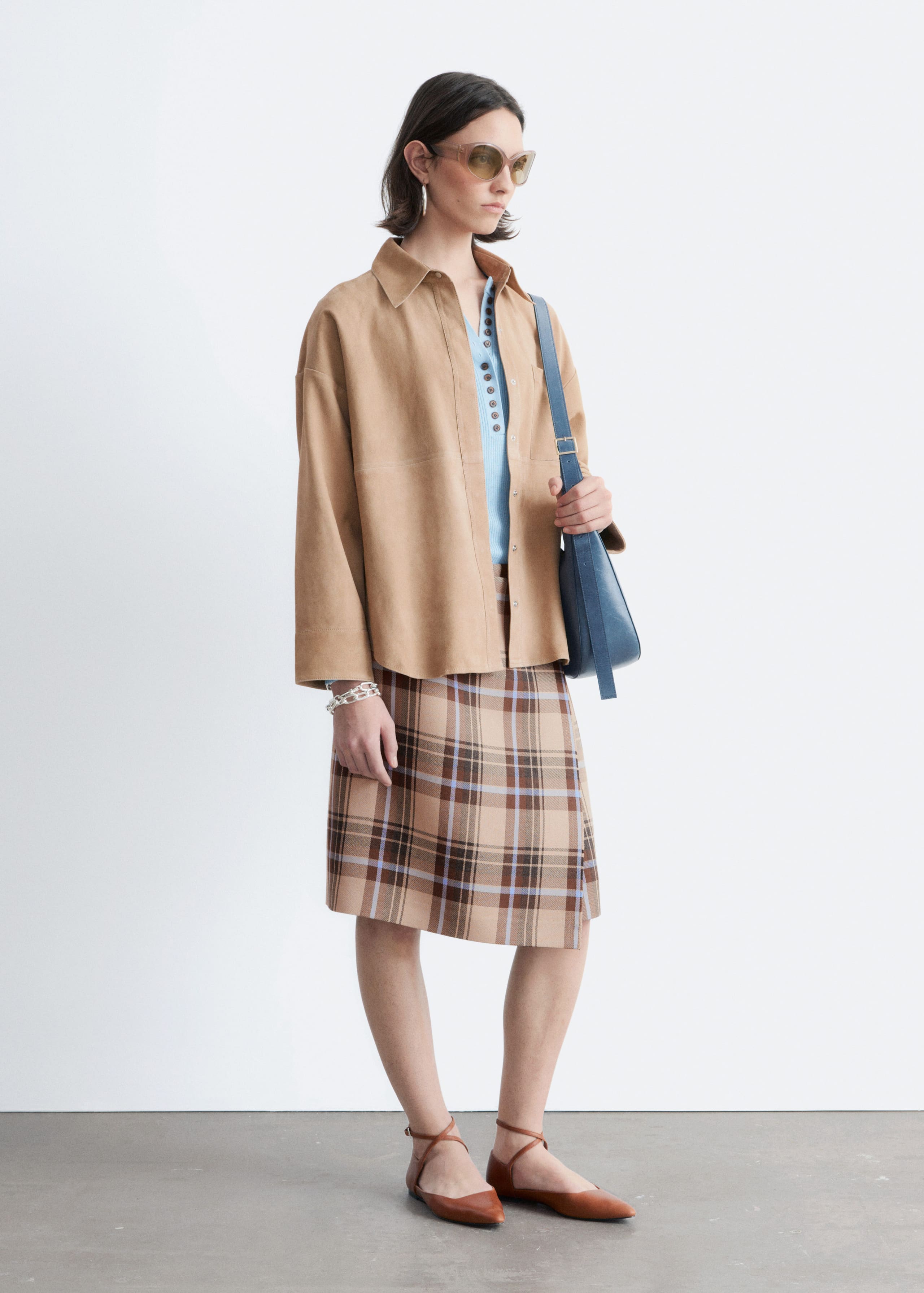 Image of Suede Shirt