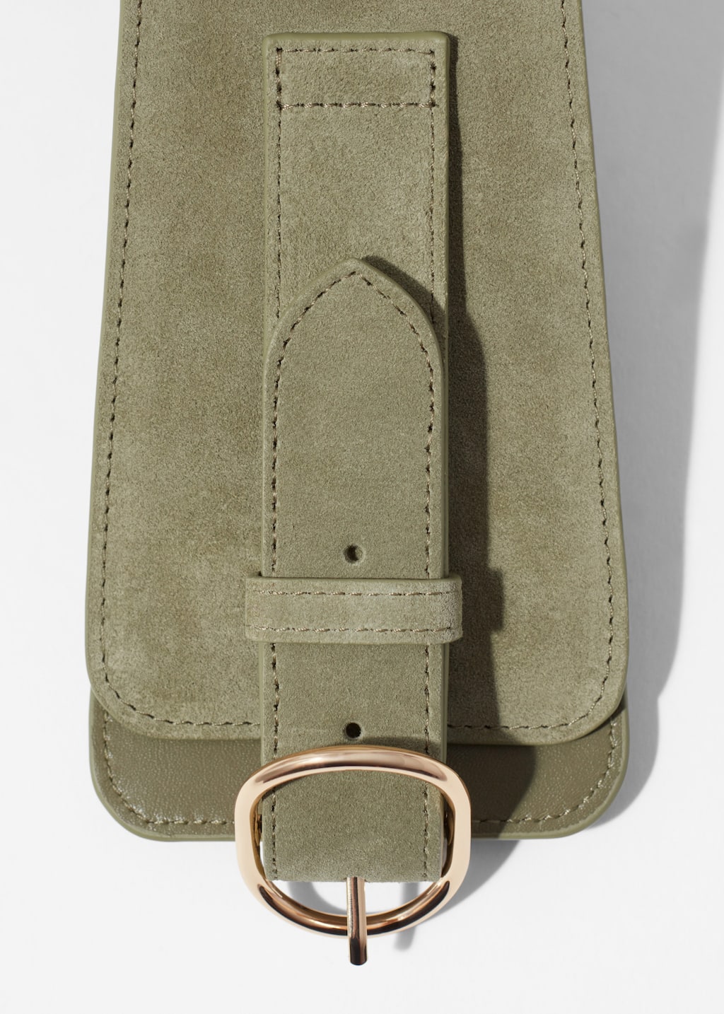 Image of Wide Suede Waist Belt