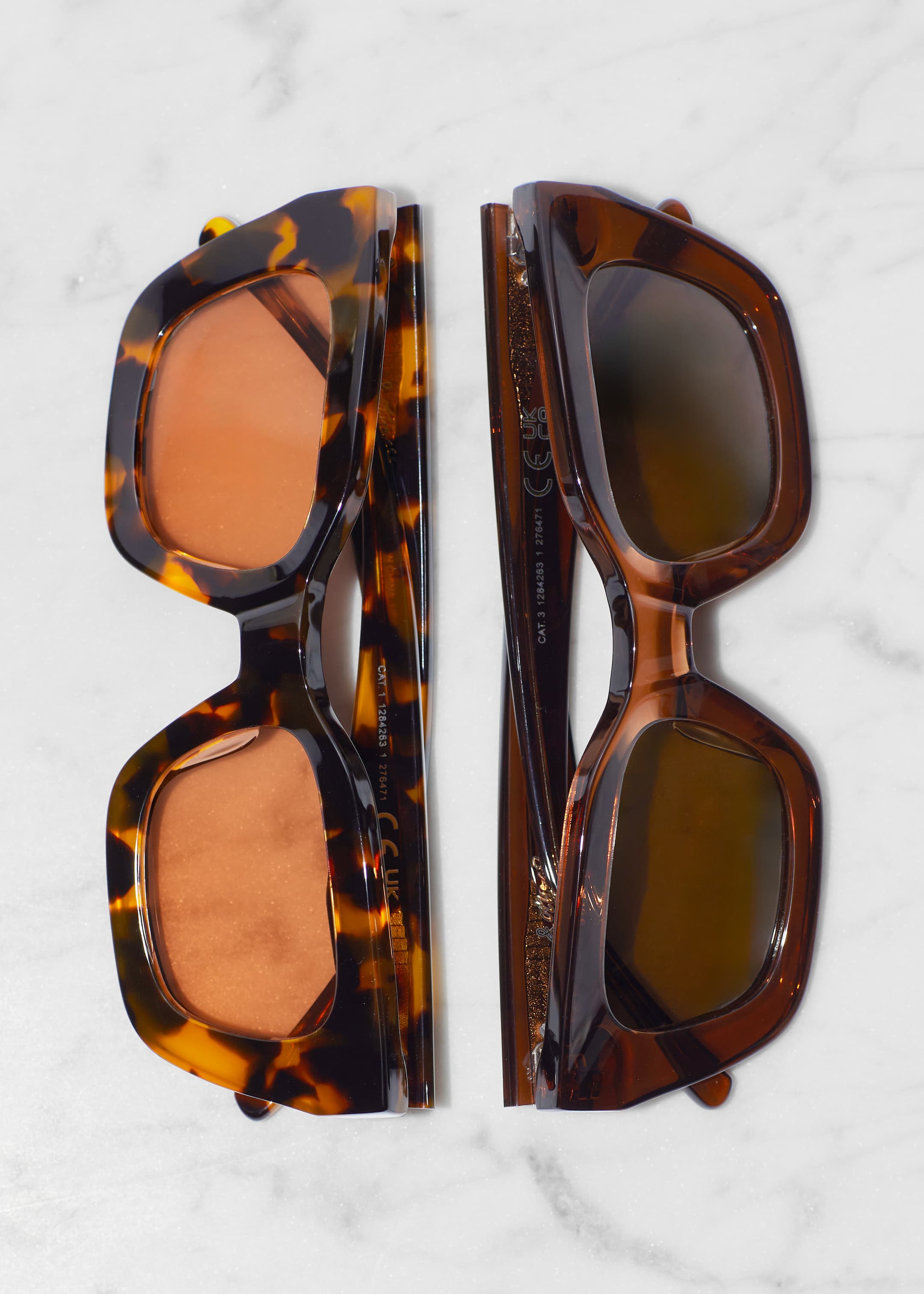 Zobrazit větší obrázek: Rectangular-Frame Acetate Sunglasses - Hnědá - ŽENY | H&M CZ 4
