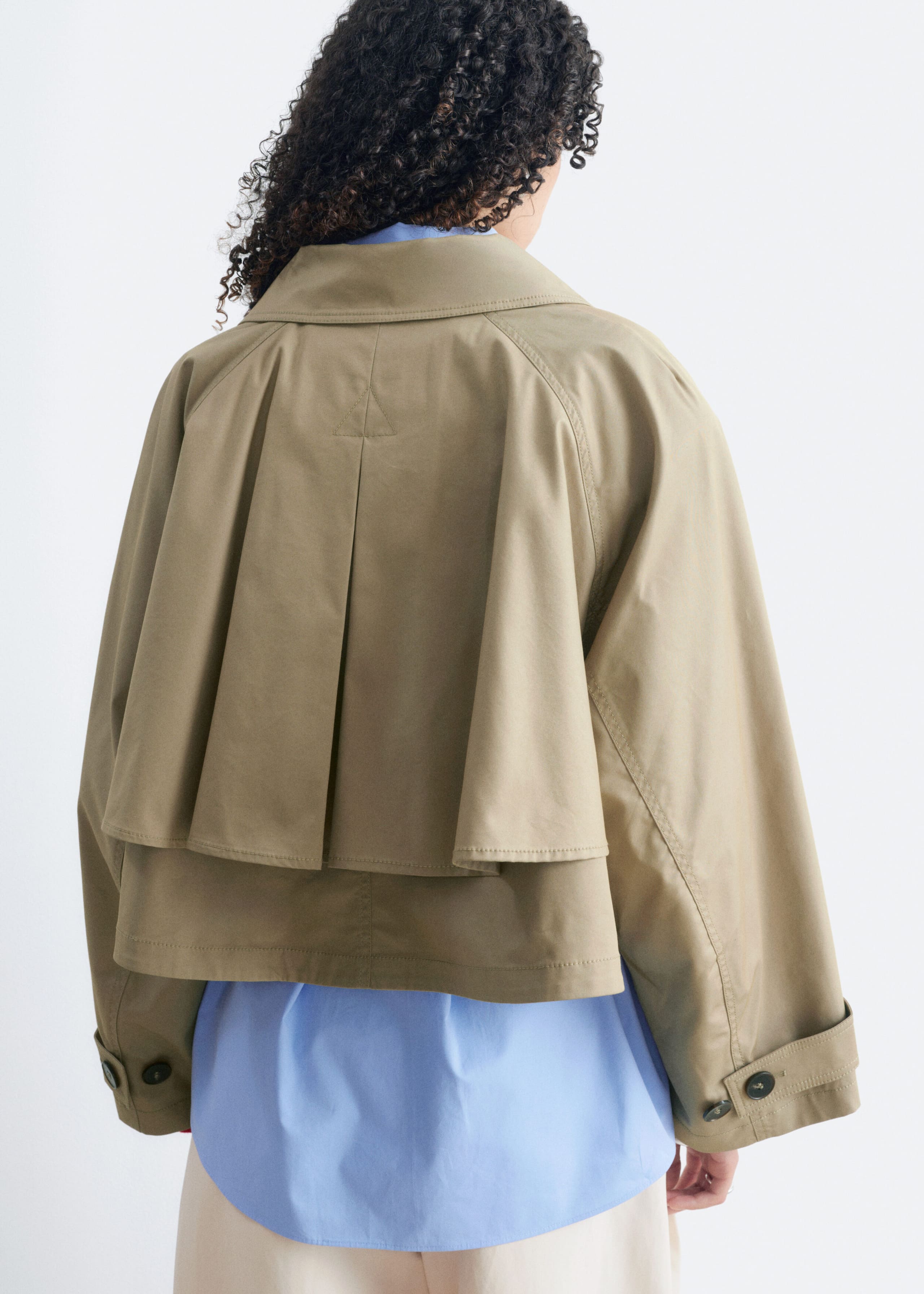 Cropped Jacket - Beige - Still Life
