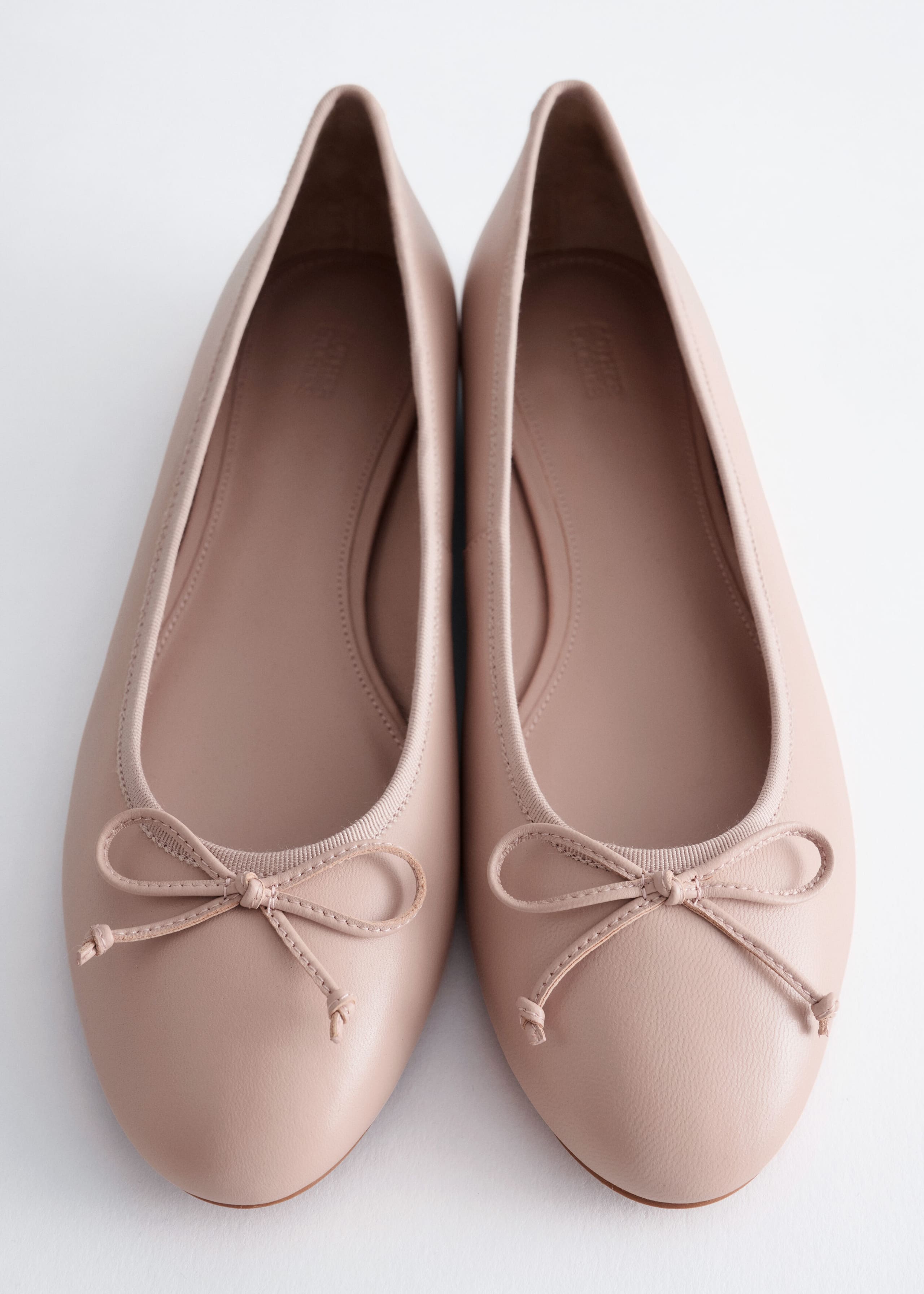 Leather Ballet Flats - Light Pink - Still Life