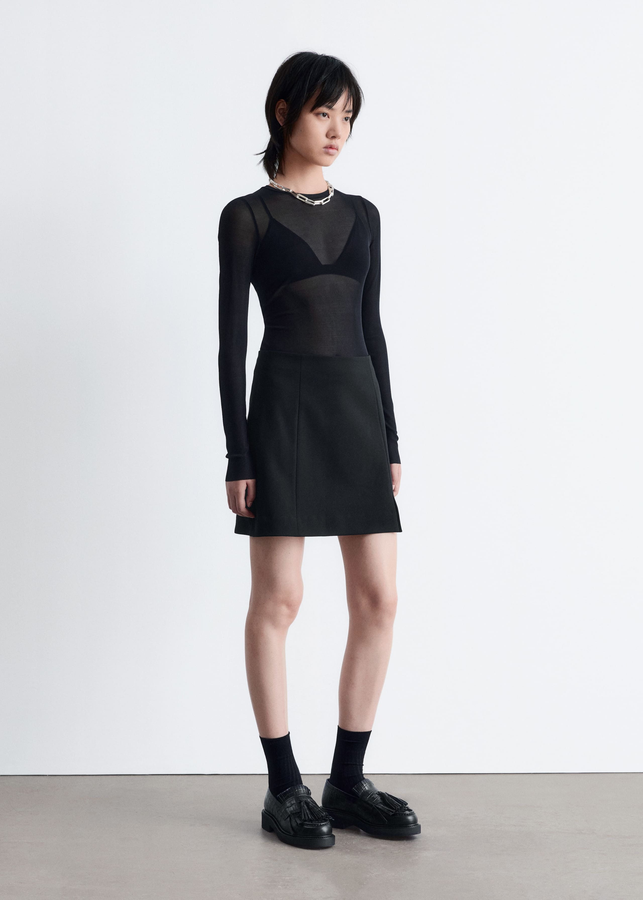 Image of Sheer Silk Top