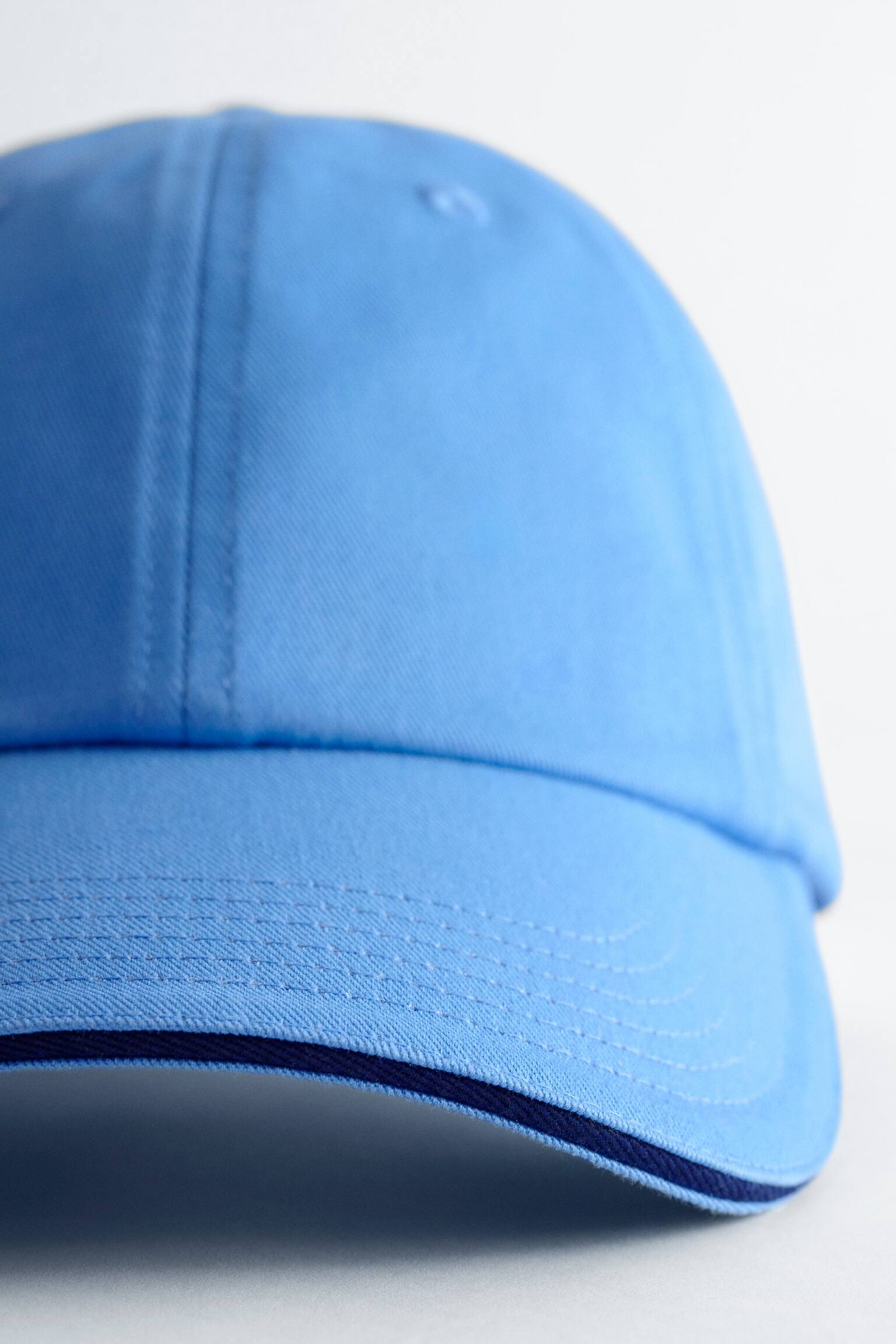 כובע בייסבול עשוי טוויל-כותנה - תכלת - 3