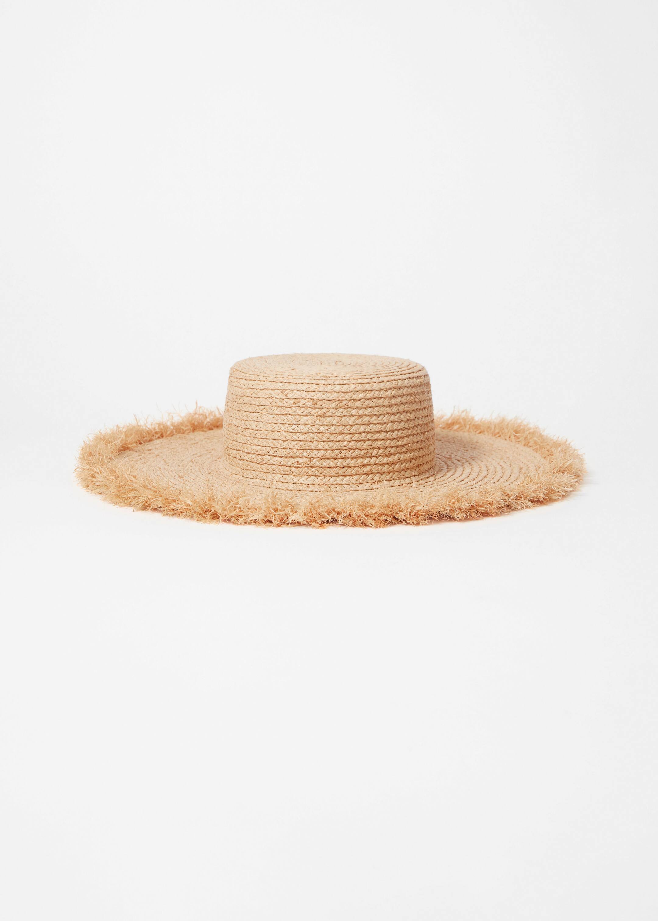 Προβολή μεγαλύτερης εικόνας: Καπέλο από Ξεφτισμένη Ραφία - Μπεζ - Ladies | H&M GR 3