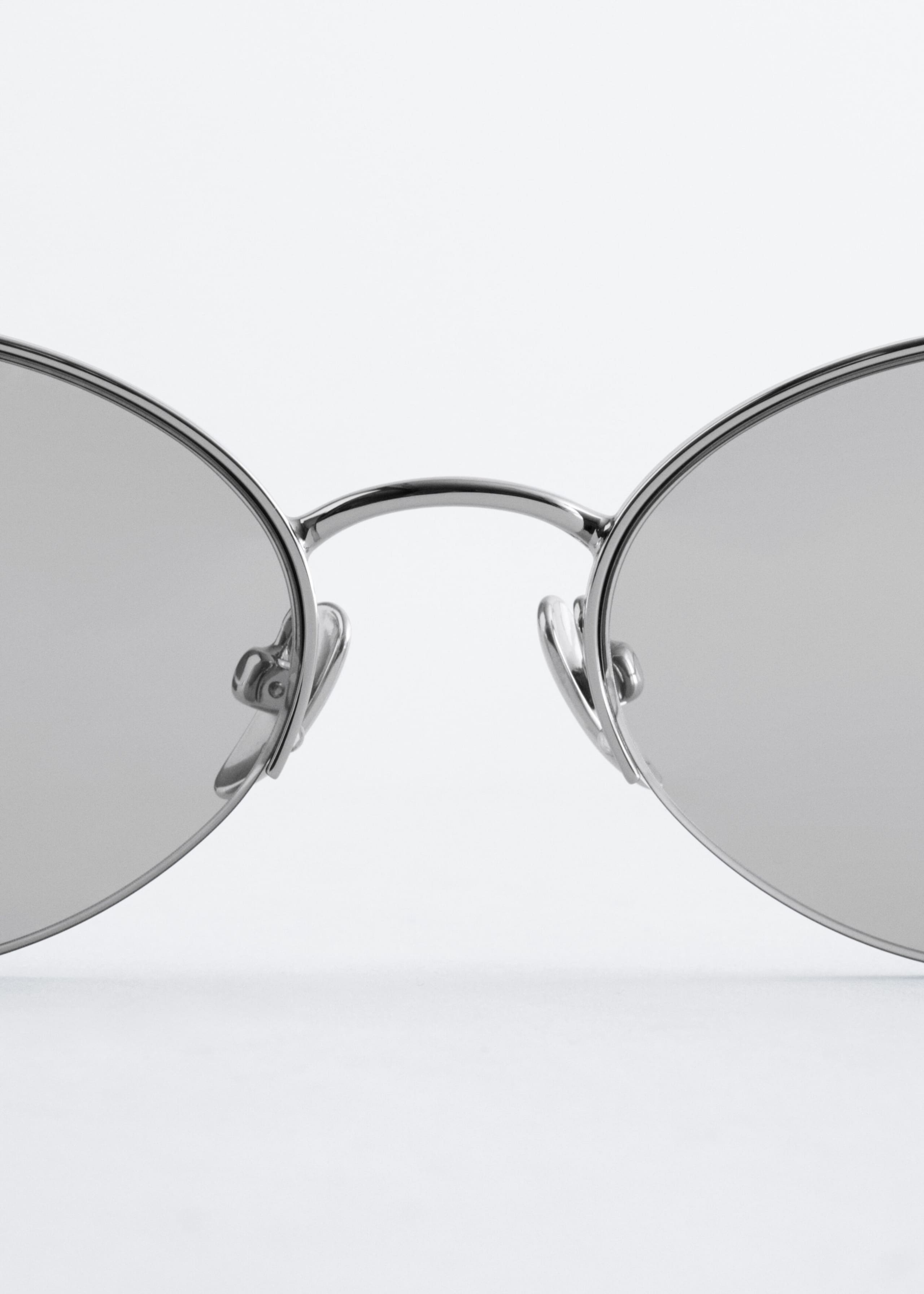 Image of Round Wire-Frame Sunglasses