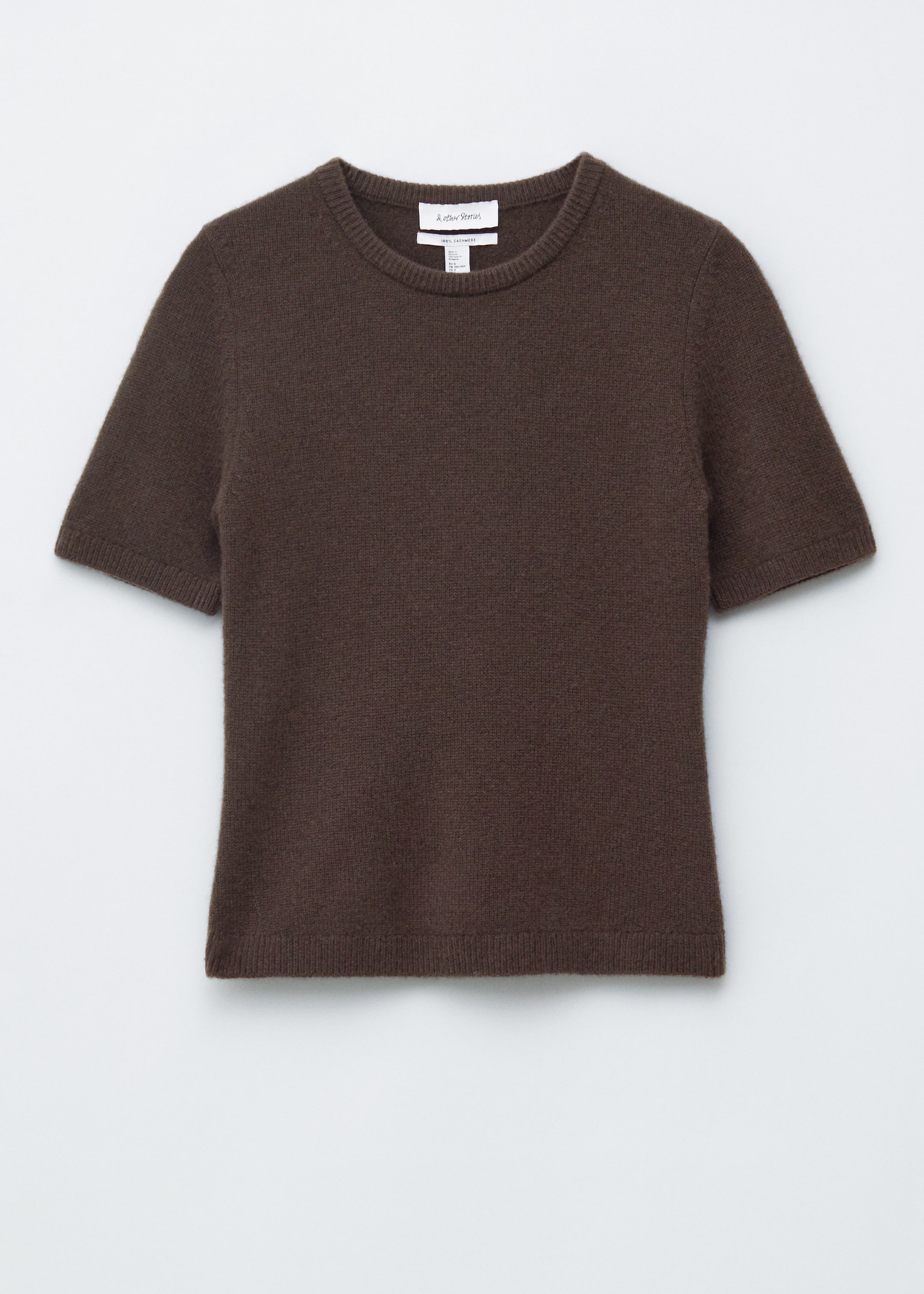 Agrandir l'image: T-shirt en maille de cachemire - Marron foncé - FEMME | H&M FR 6