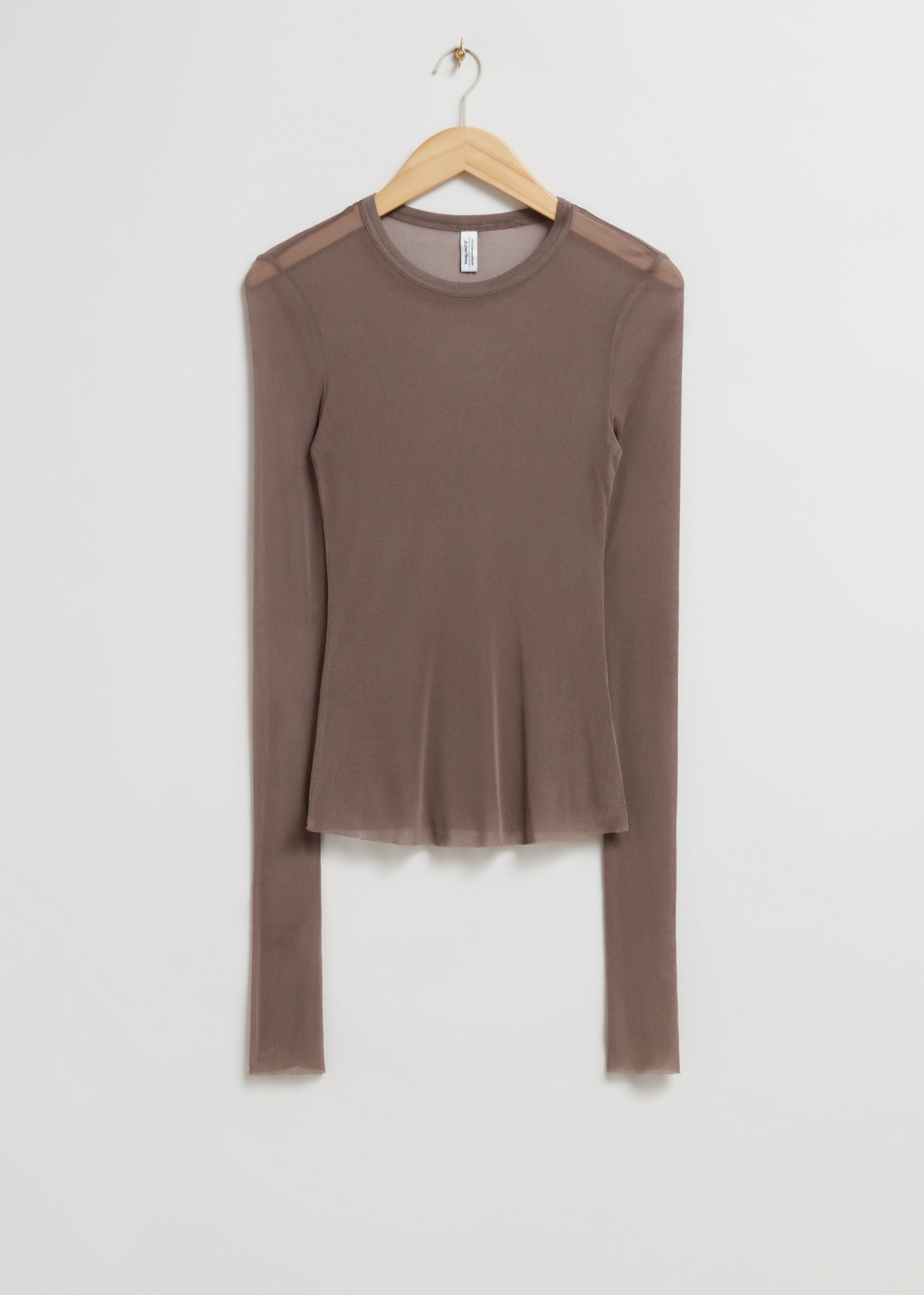 Maglia aderente in seta