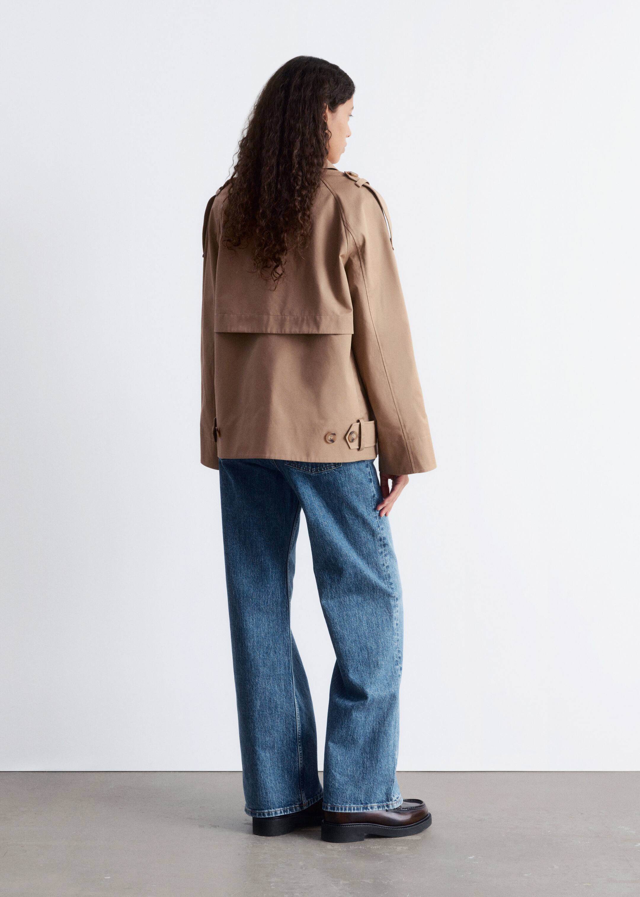 Nagyobb kép megtekintése: Kétsoros Trench Kabát - Bézs - NŐI | H&M HU 7
