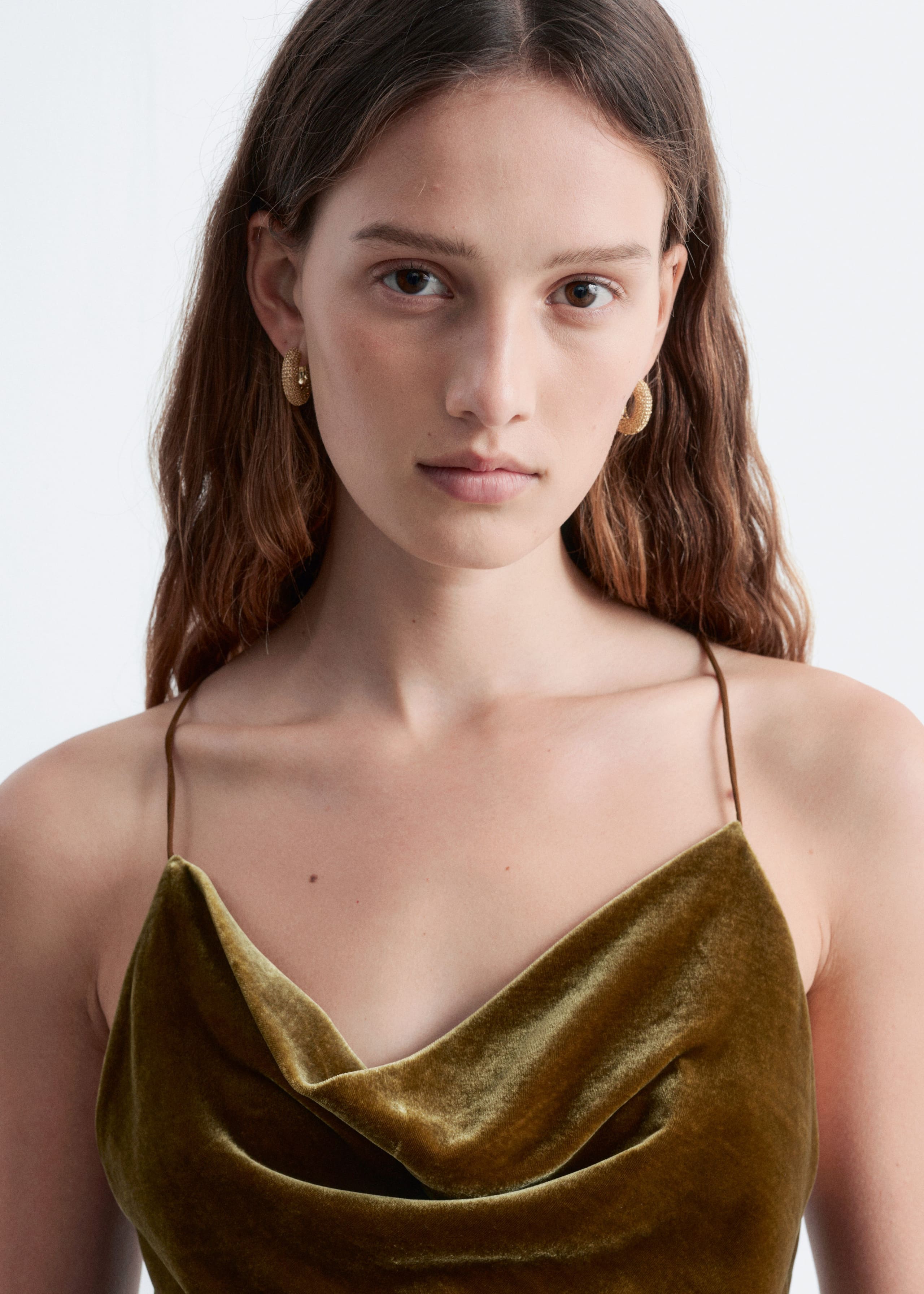 Image of Strappy Velvet Top