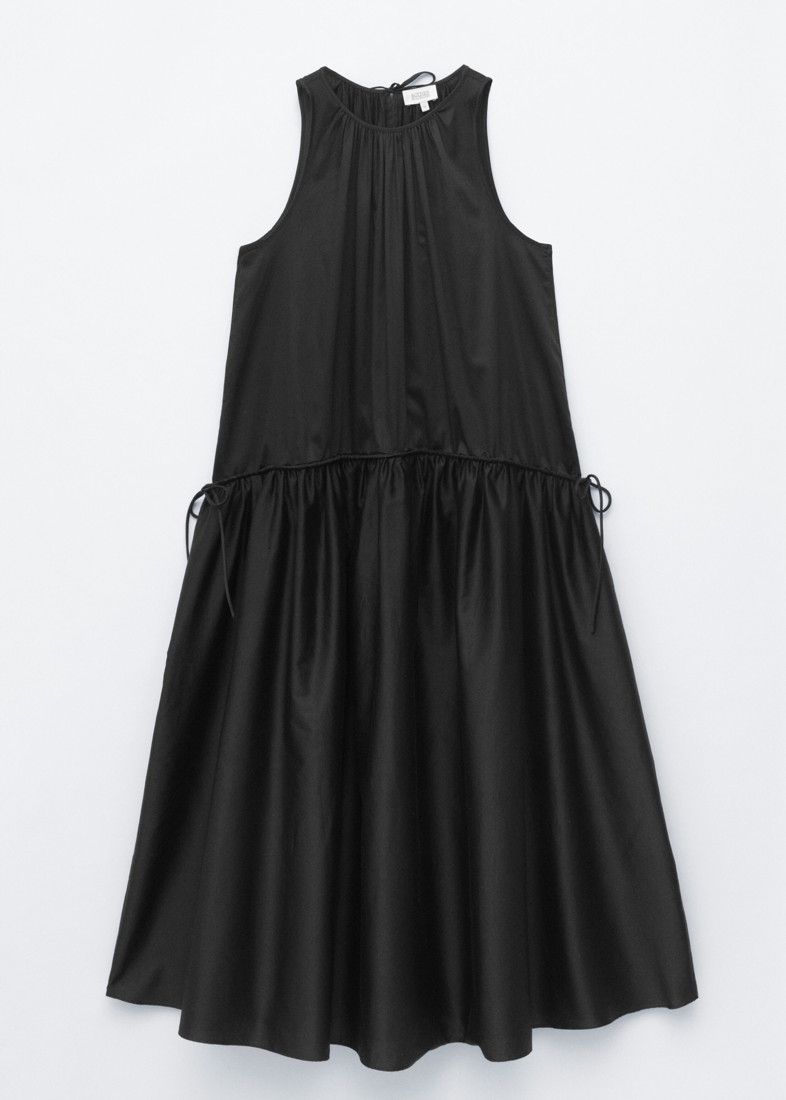 Gathered Cotton Dress