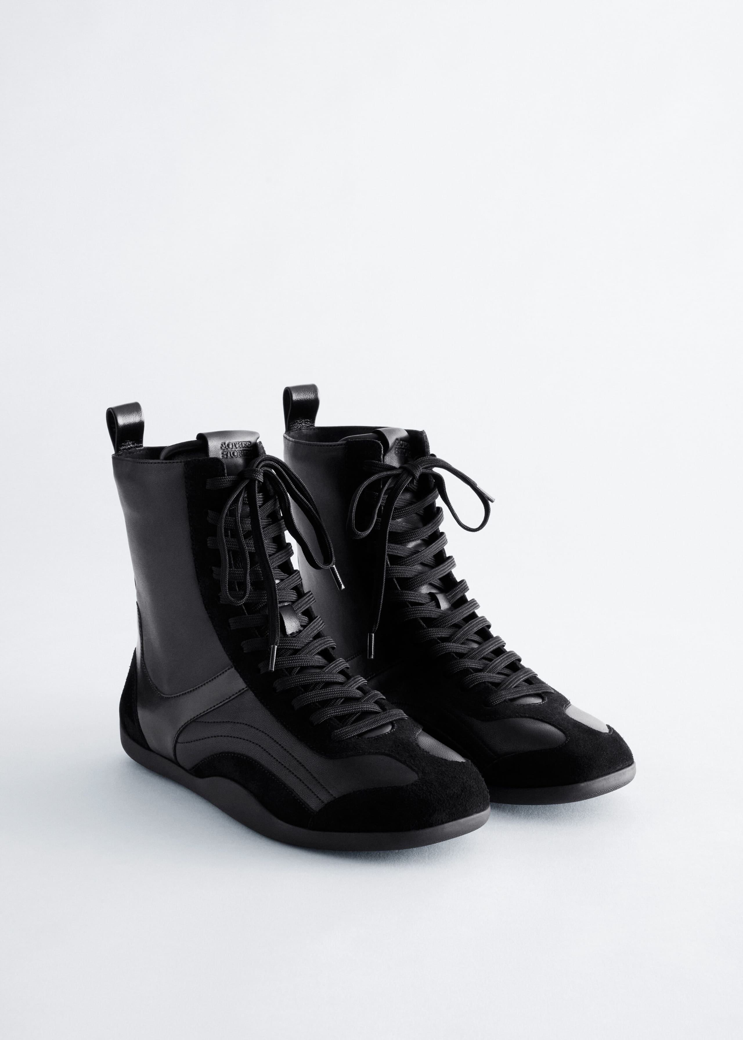 Bottines à lacets - Noir - Still Life